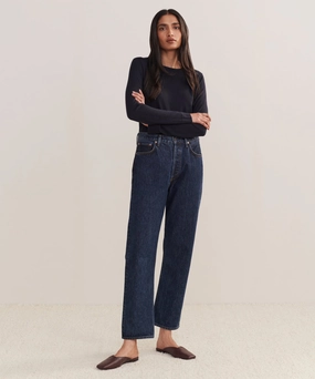 DoubleStitchedHem 90's Pinch Waist Jean