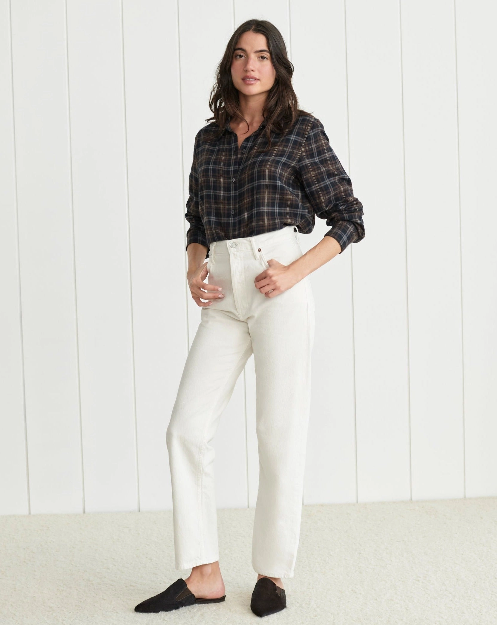 Relaxed Design UV protection coating 90's Pinch Waist Jean