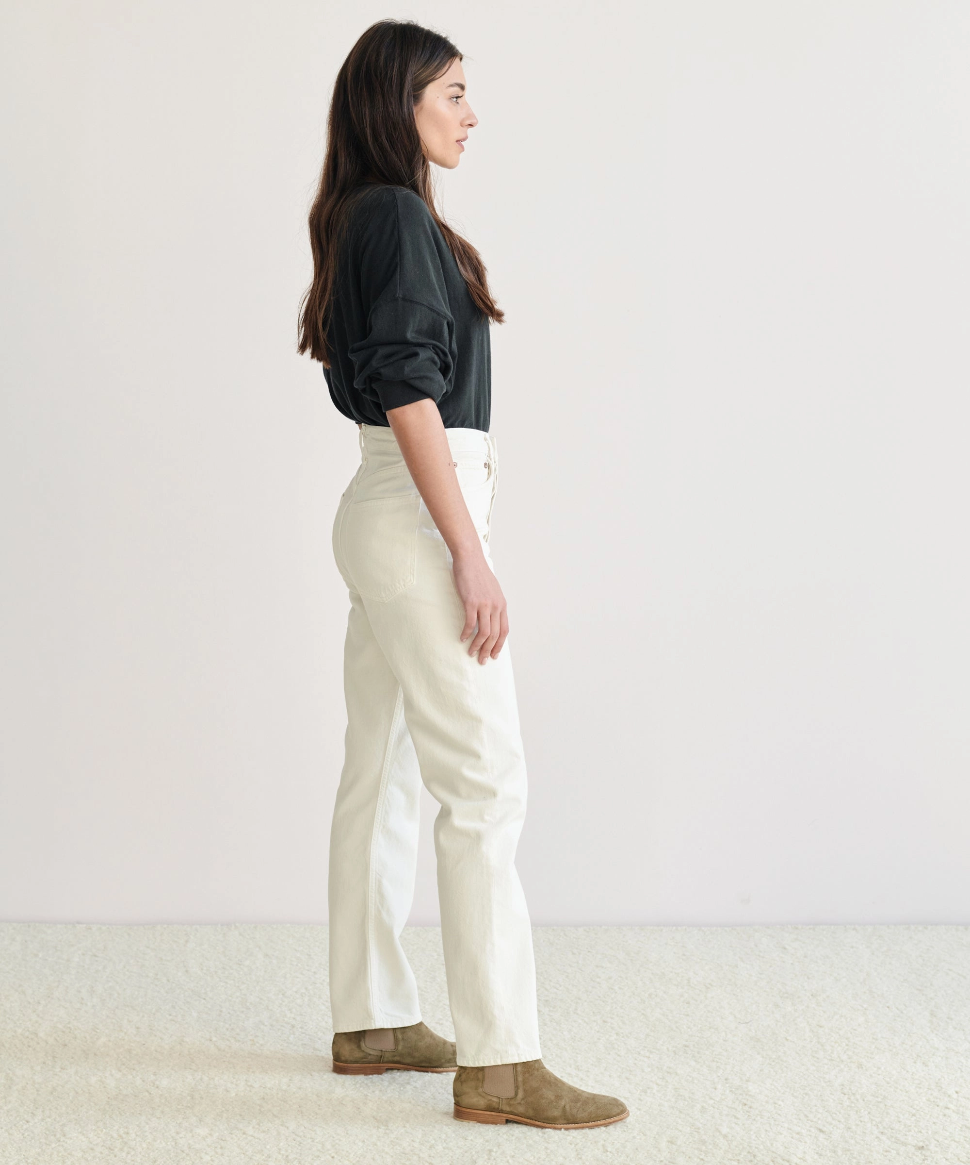 90's Pinch Waist Jean Odor Control Technology BrushedInnerSurface