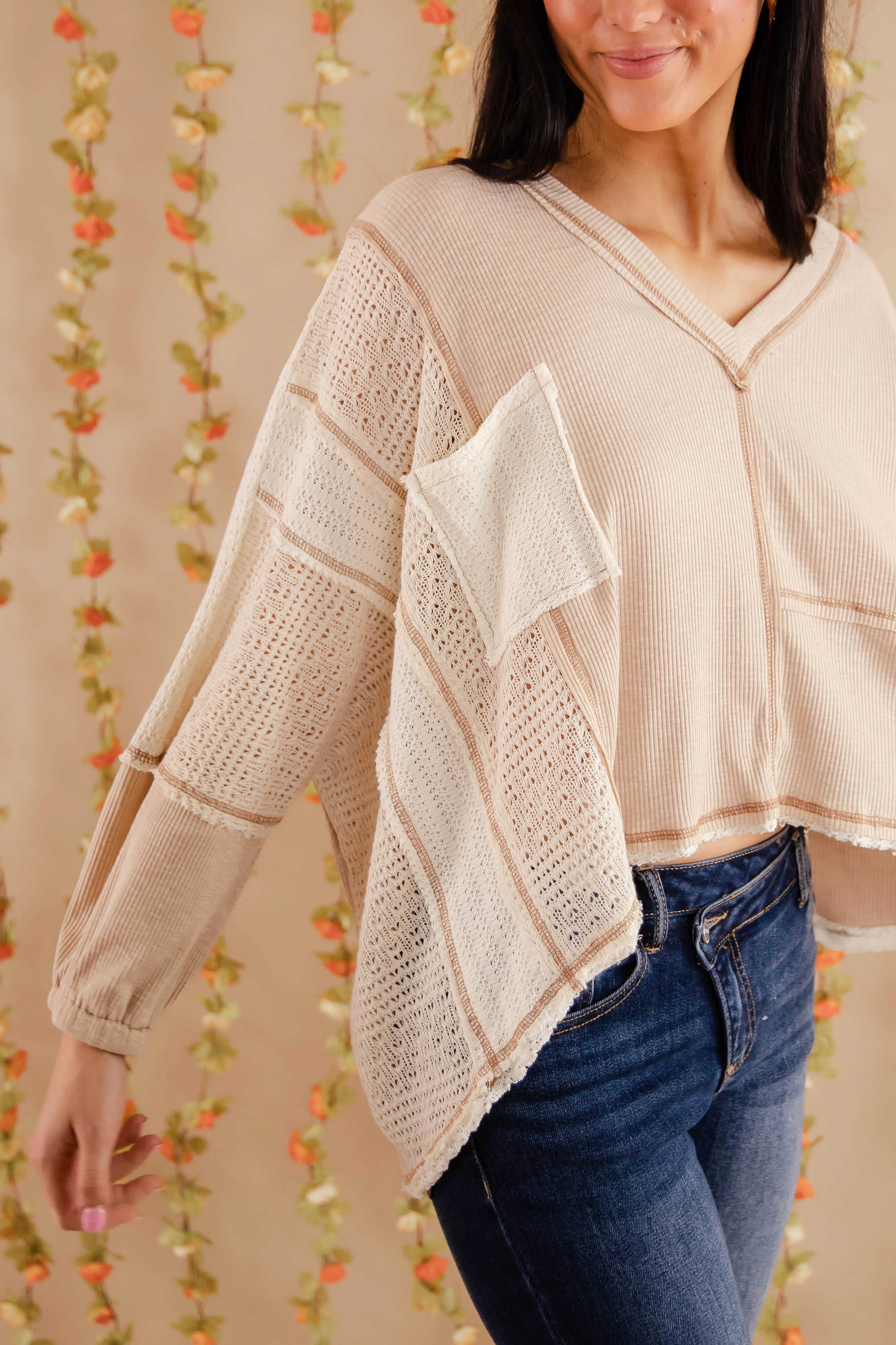 A Dream Of Mine Pullover Garment Washed Softness Brushed Interior