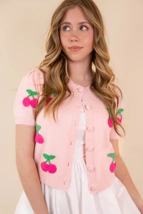 A Sweet Treat Cardigan wrinkle free finish Fun Design