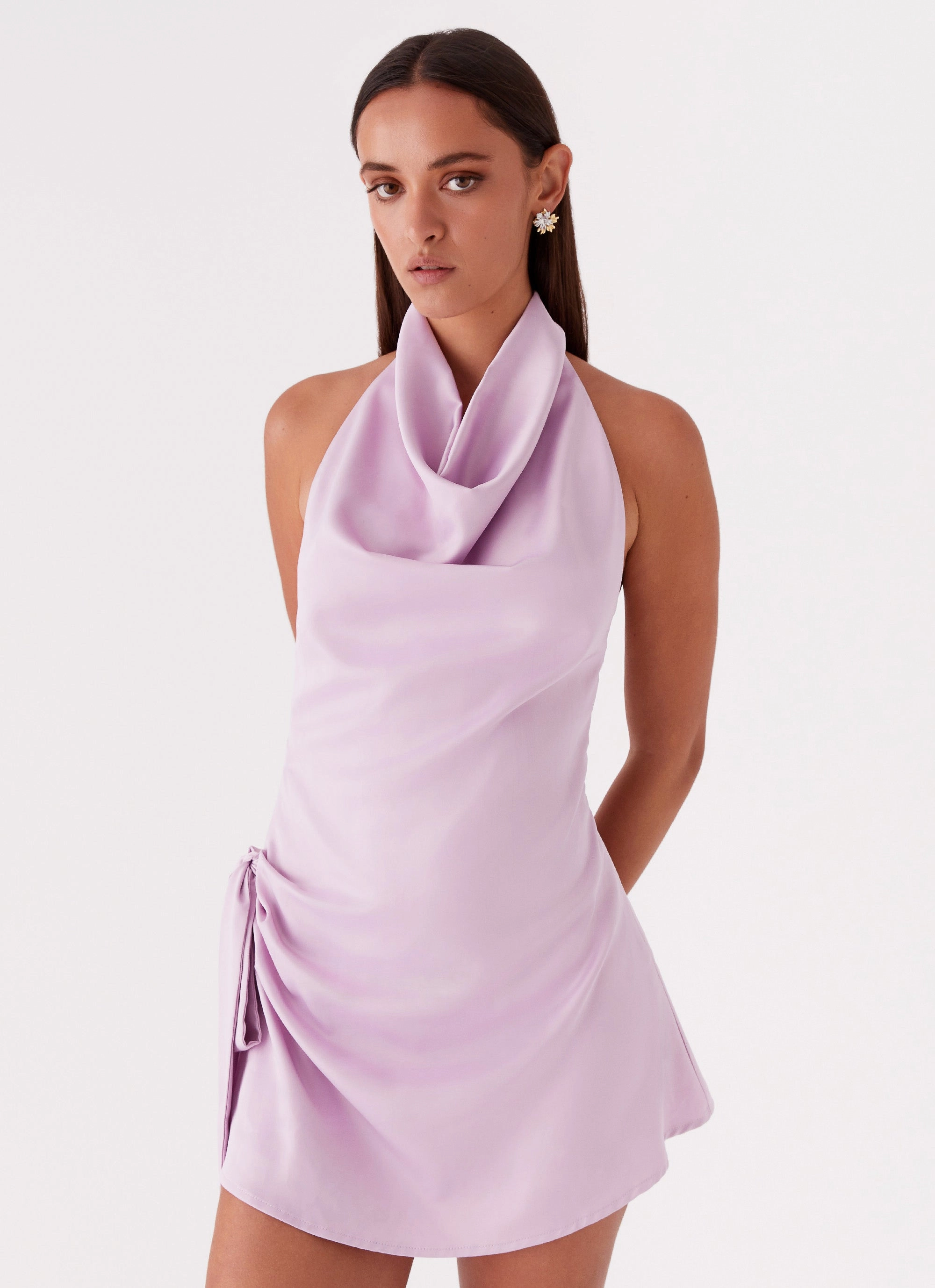 Something About You Mini Dress - Lilac London Edge Fall Mood