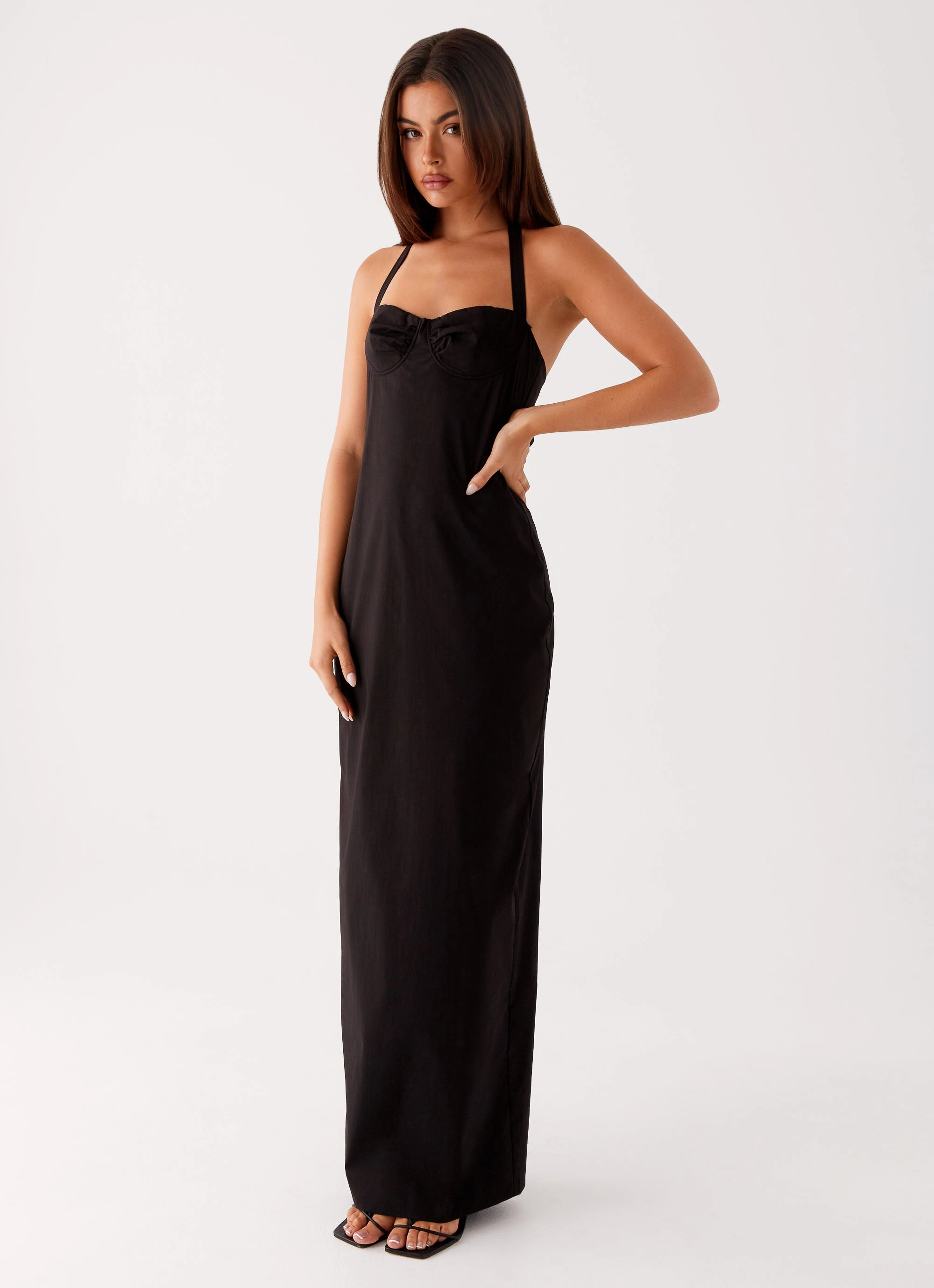 Soft Curve Cheryl Maxi Dress - Black