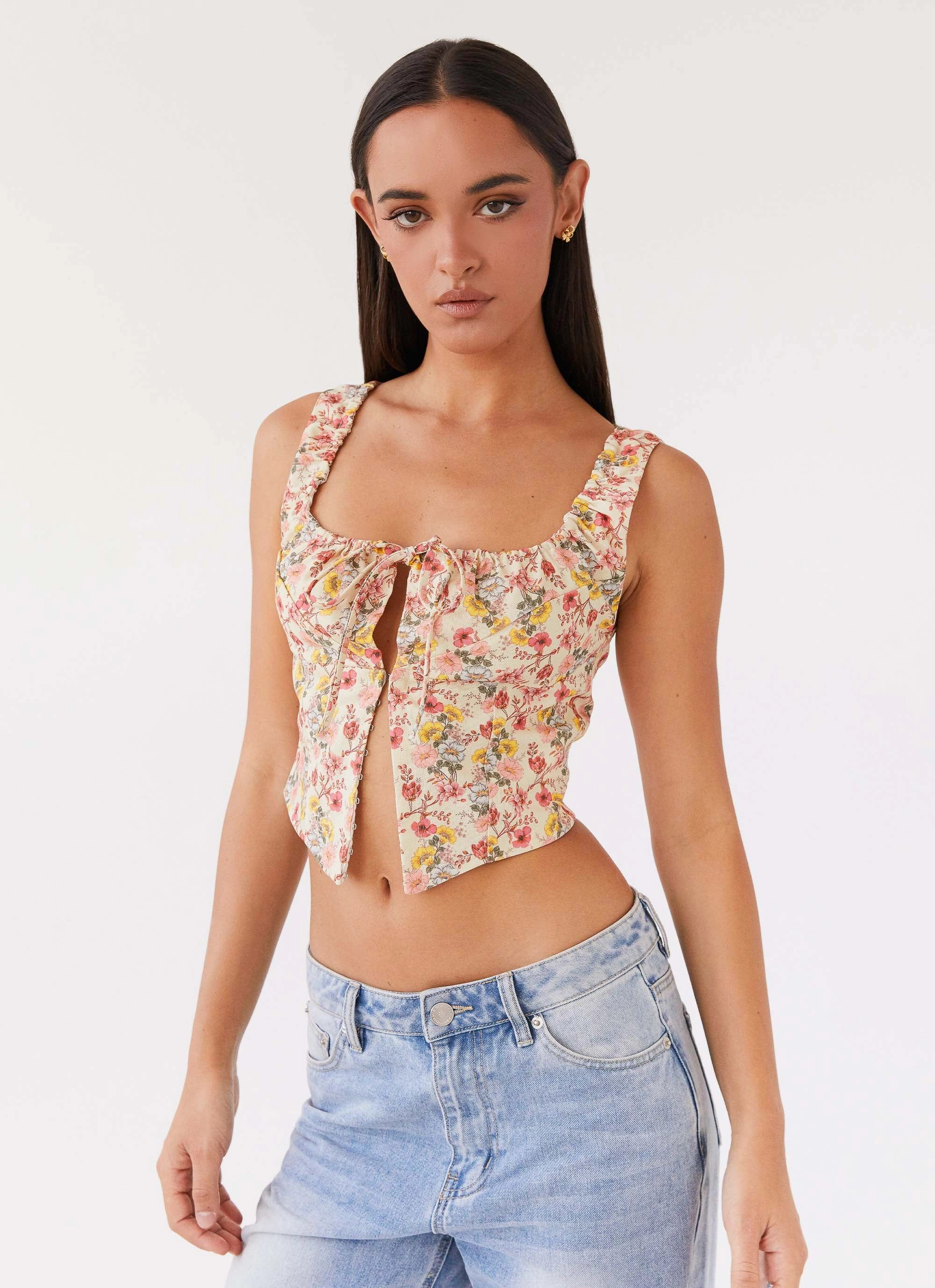 Take Me Away Corset Top - Garden Party Anti Slip Grips