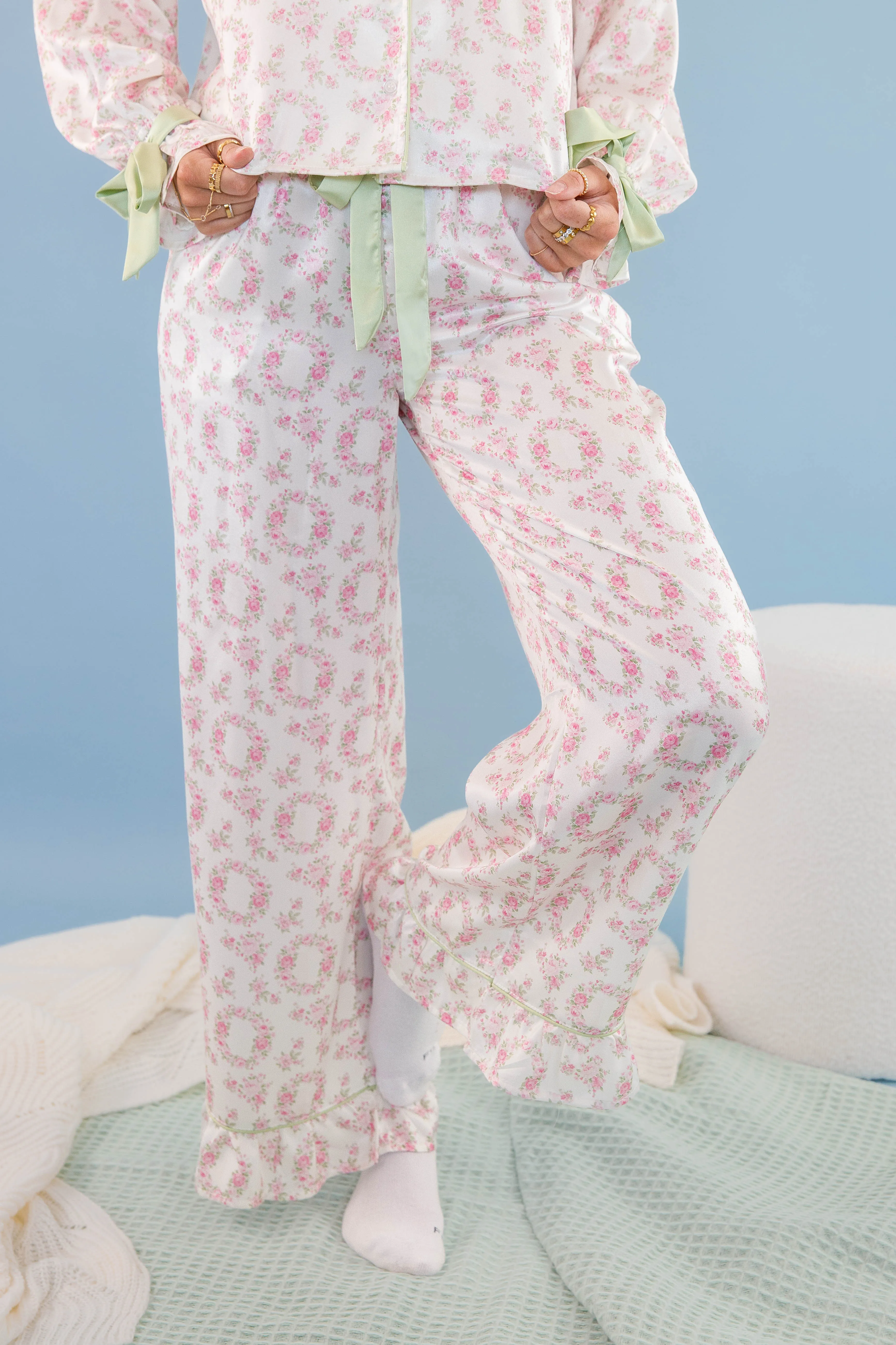 Count Your Blessings Pajama Pants Wrinkle Free Fabric