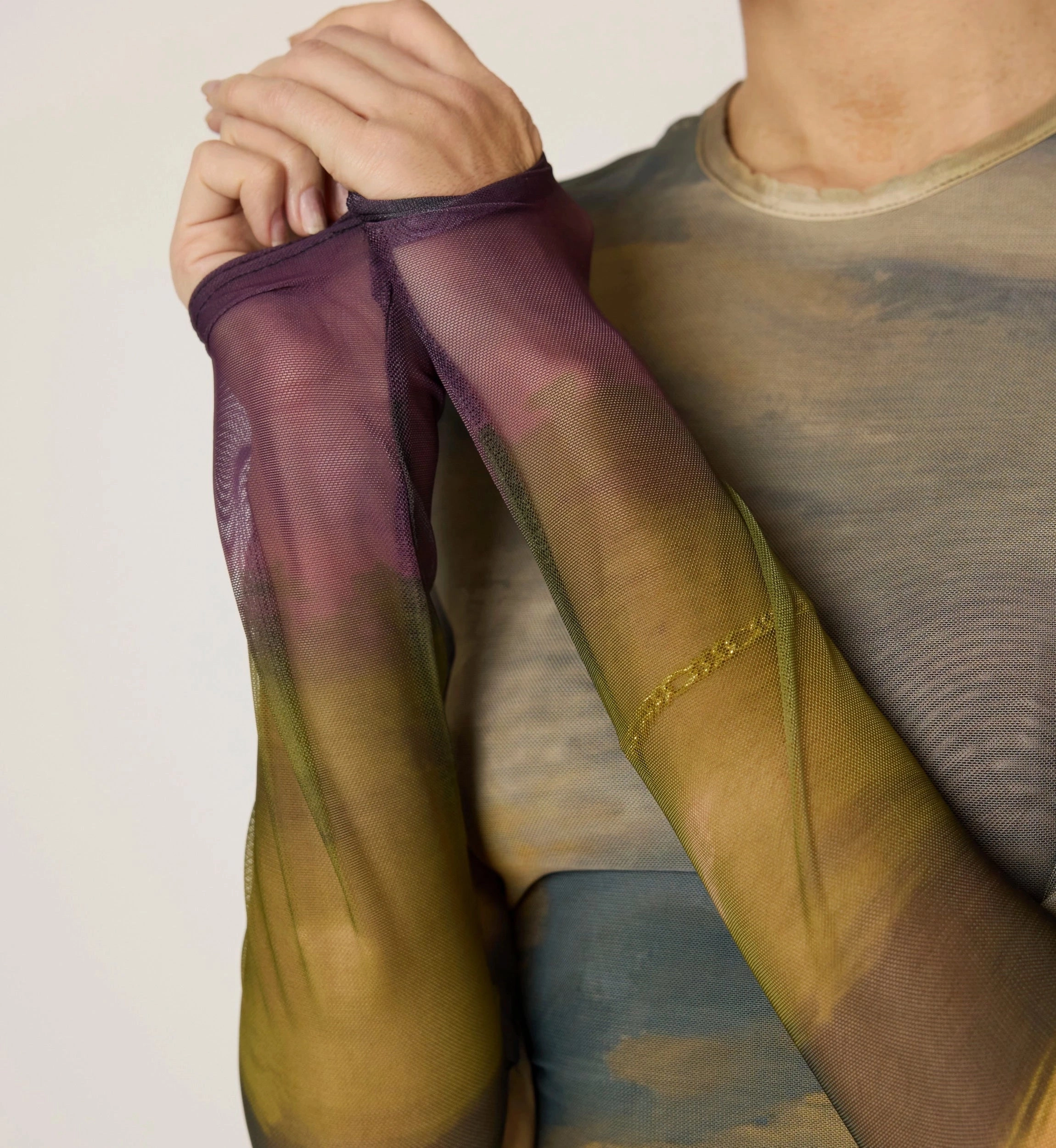 Dawn Top | San Bartolo Thermal Regulation Technology Mesh Panel Details