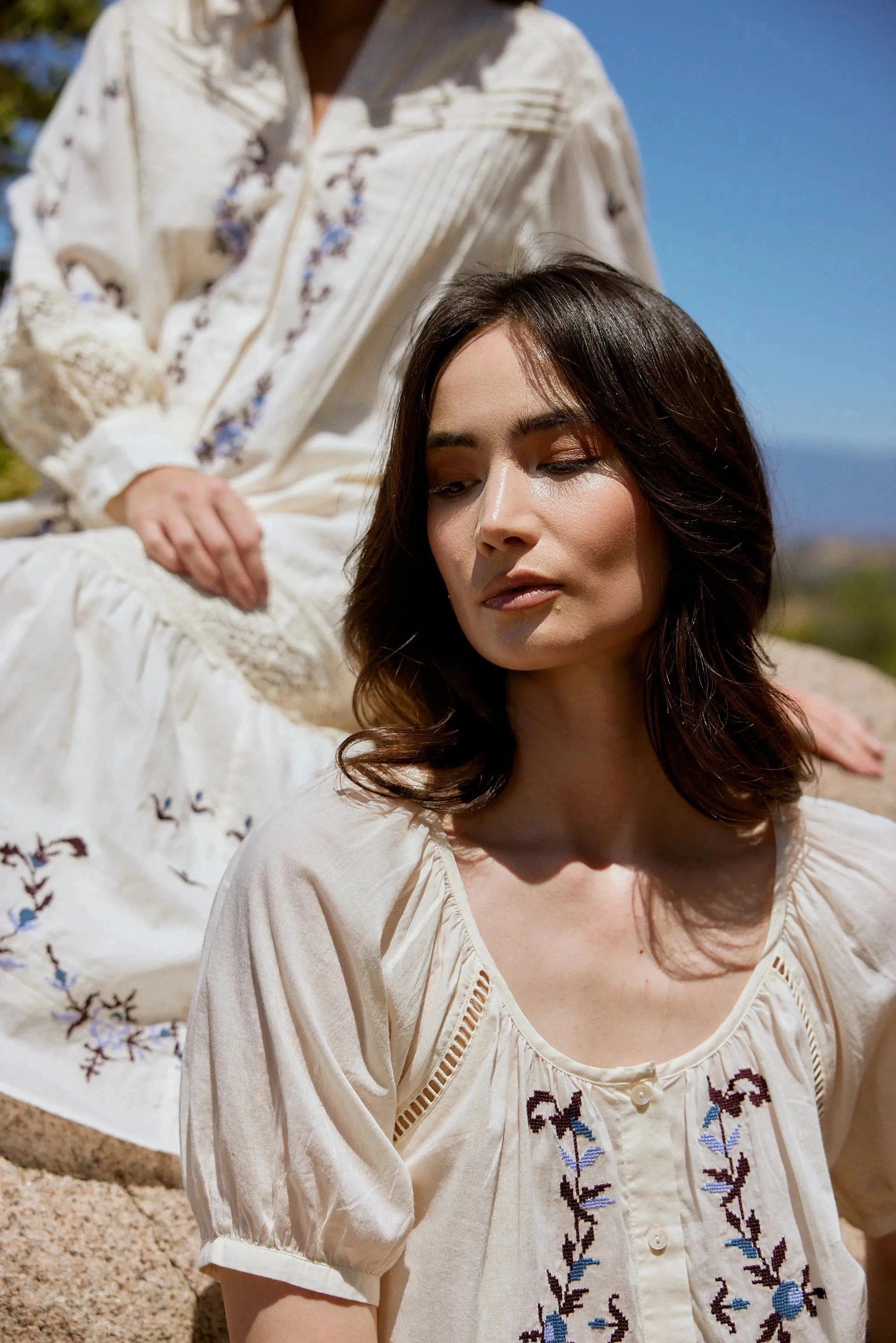 EasyClean Adeline Blouse | Ivory