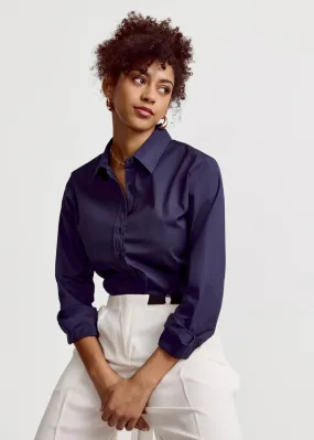 The Shirt The Icon Shirt Dark Navy Reinforced Seams Anti Pilling