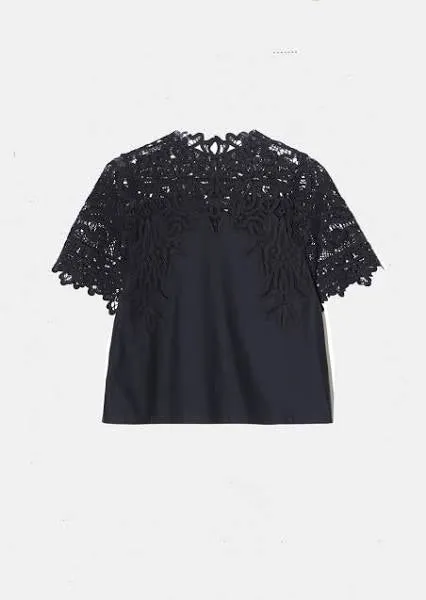 Midweight Texture LongLastingDurability Ulla Johnson Delia Top Noir