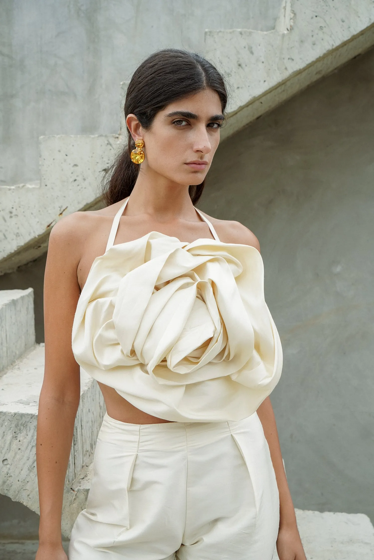 Enhanced Edge Binding Utility Pockets Epine De Rose Bustier