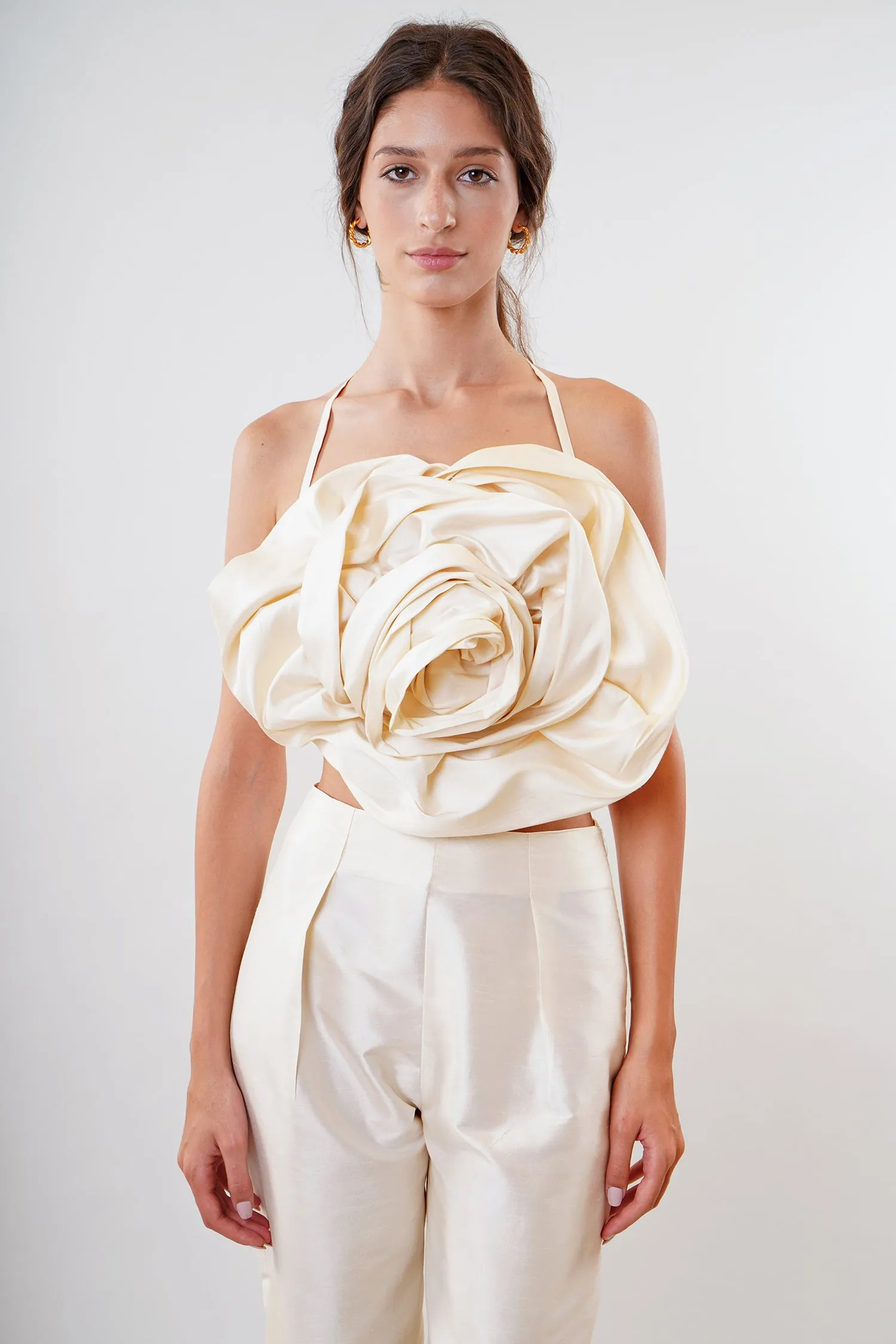 Stretchable Material Stretch Panels Epine De Rose Bustier