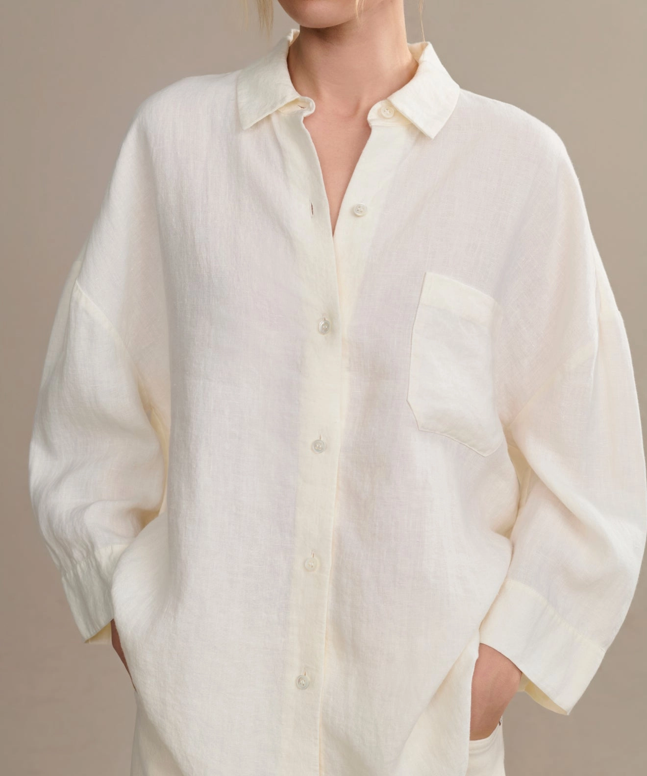 Linen Logan Shirt LowImpact Dye Process