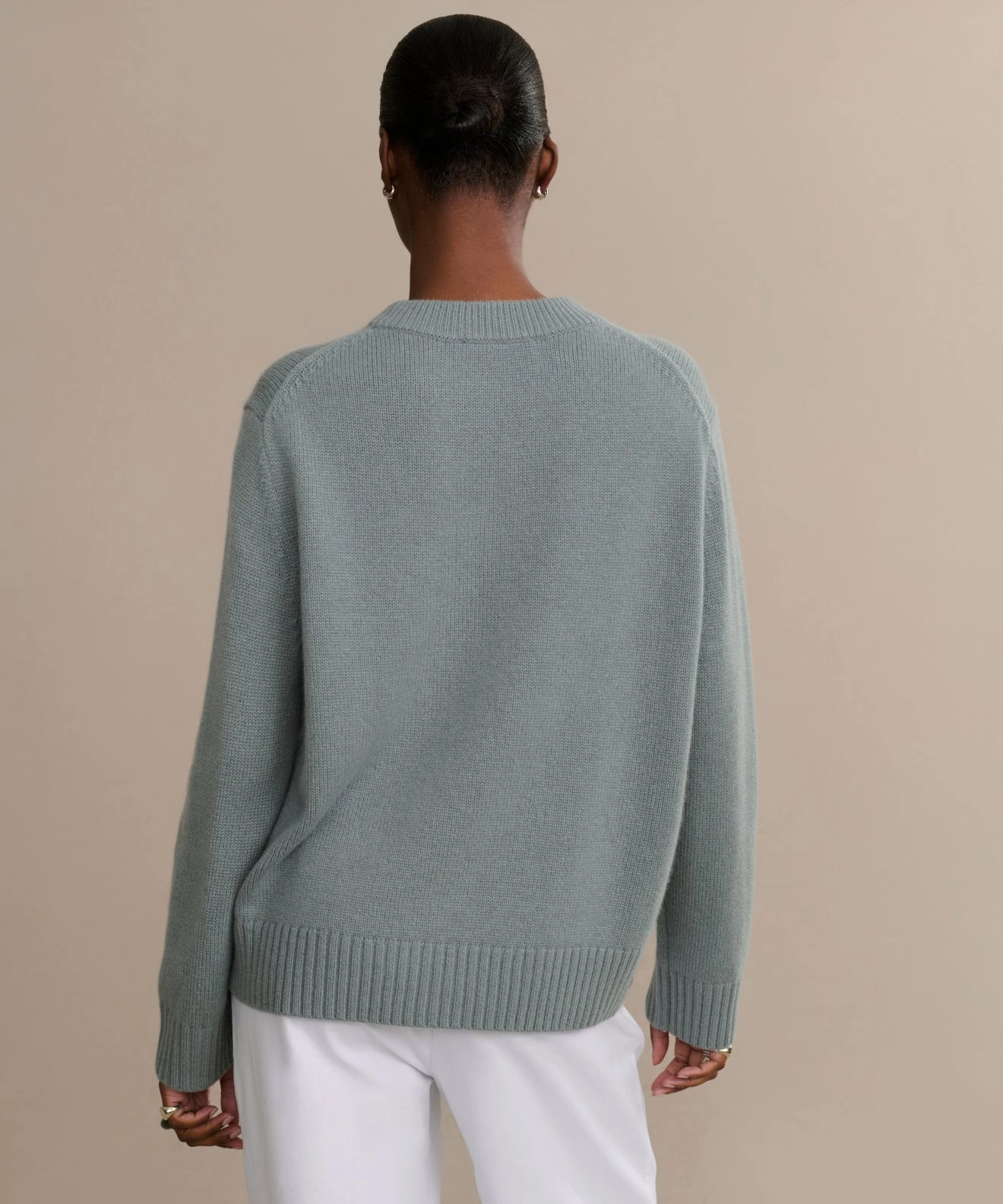 Cashmere Oversized Crewneck Grab And Go