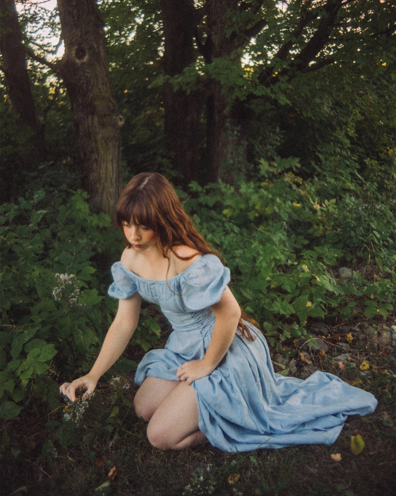 YLANG 18 | Cinderella Linen Dress Double Needle Stitching