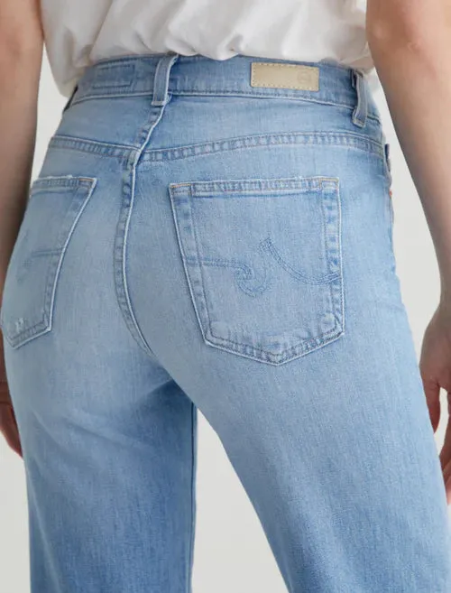 AG Brinley Mid Rise Straight Leg Crop Jeans - Dana Point Comfy Classic High Quality Modern Casual