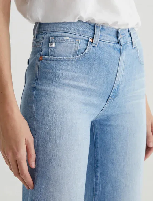 Evening Stroll Urban Explorer AG Brinley Mid Rise Straight Leg Crop Jeans - Dana Point