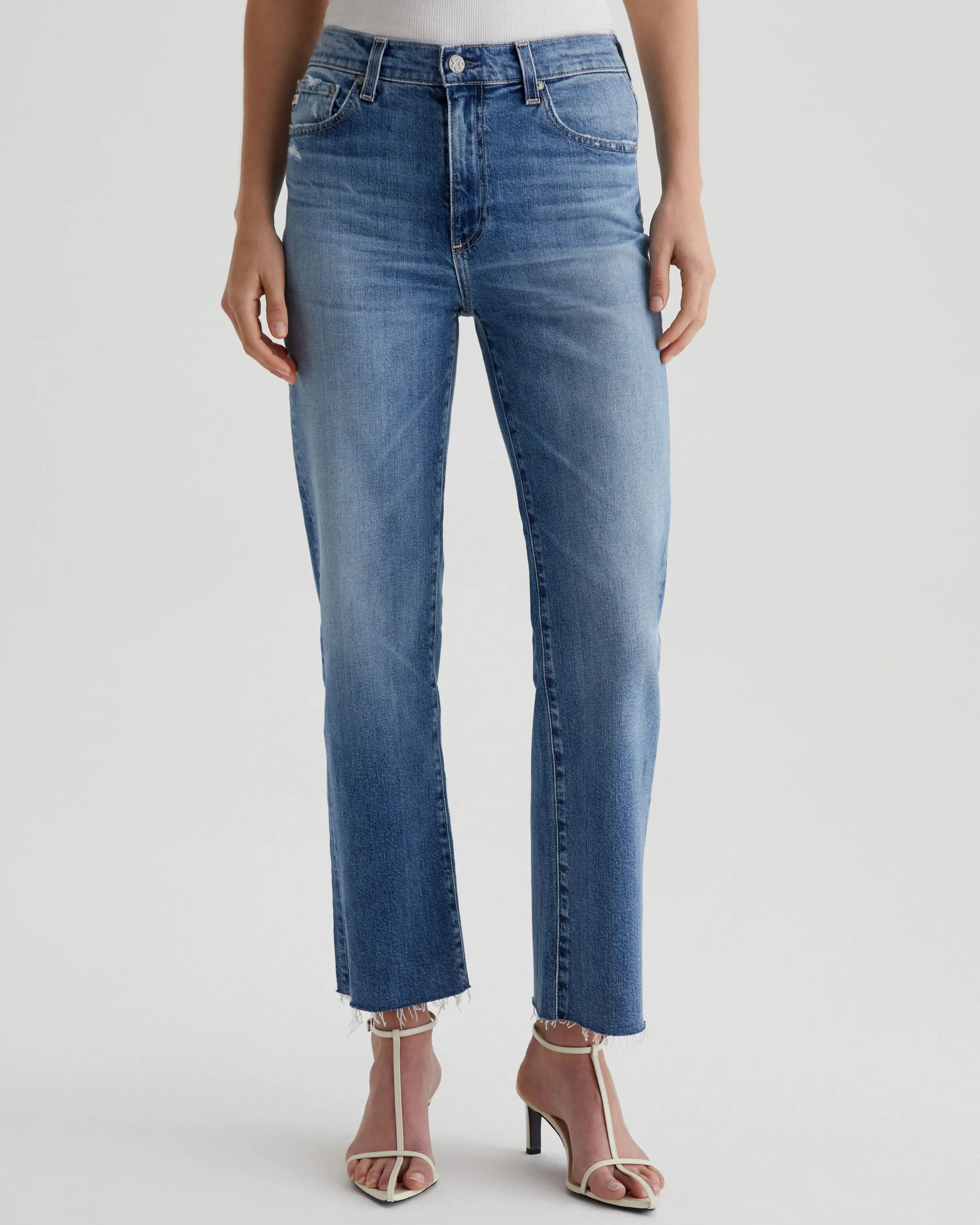 AG Brinley Straight Crop jeans -16 Years Postcard Style Neutral