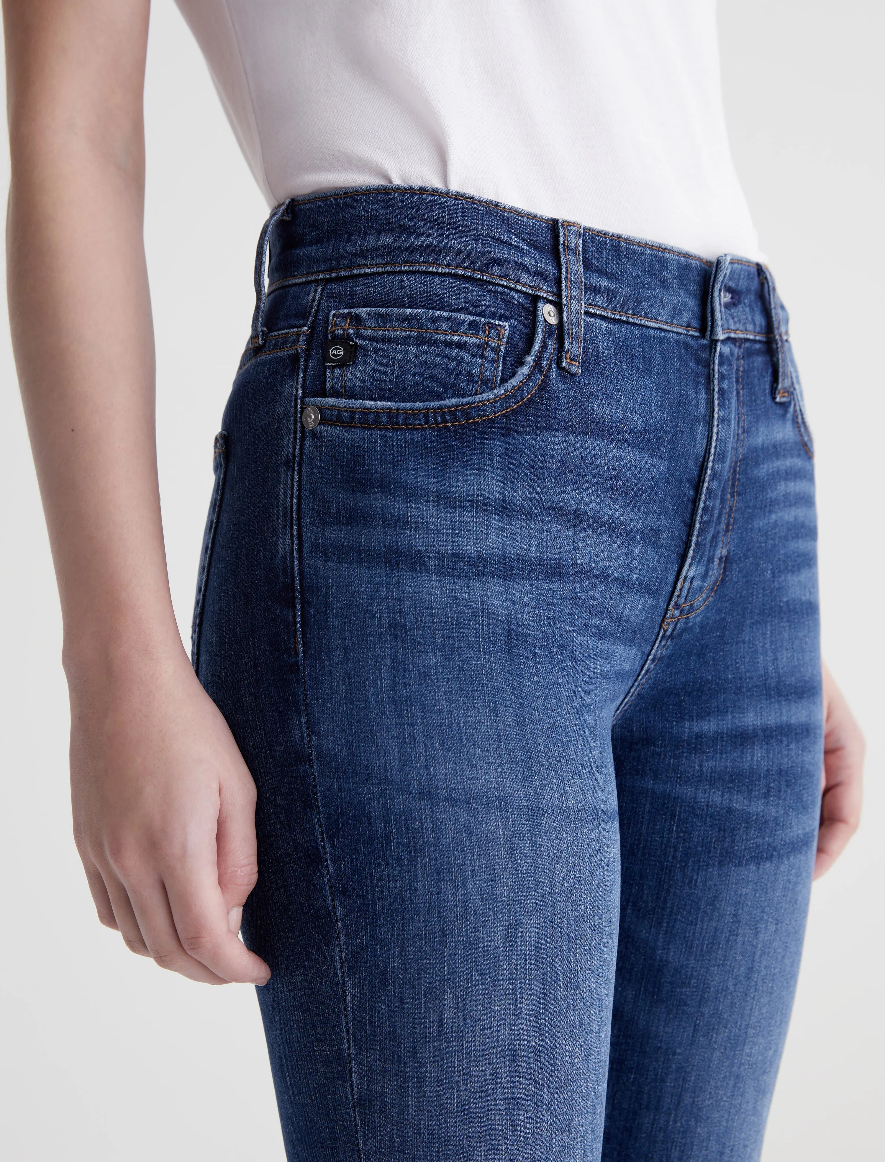 Relax Mode Street Fashion Breathable AG Jeans Farrah Boot Crop - Le Brea