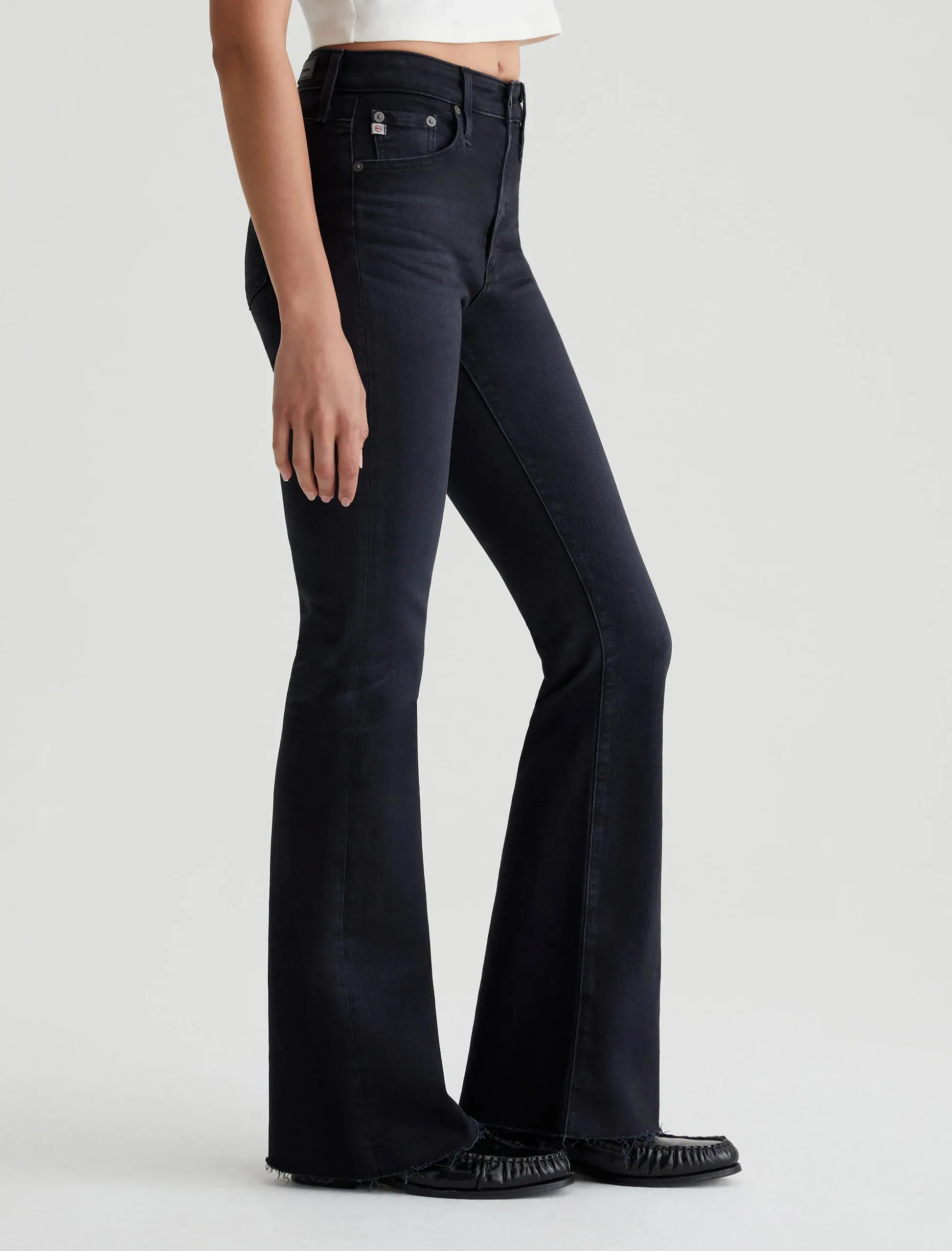 Plain style Style Blend AG Jeans Farrah Boot High Rise Jeans- 4 Years Discord