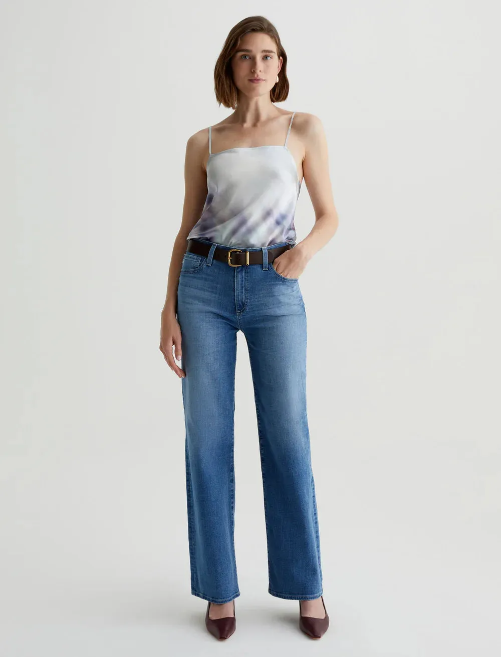 Friction Resistant Fabric AG Kora - High Rise Wide Leg Jean