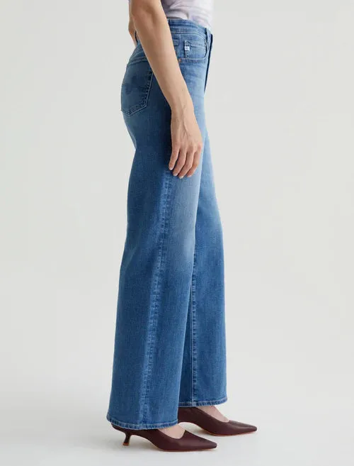 AG Kora - High Rise Wide Leg Jean Tapered ankle anti slip grip