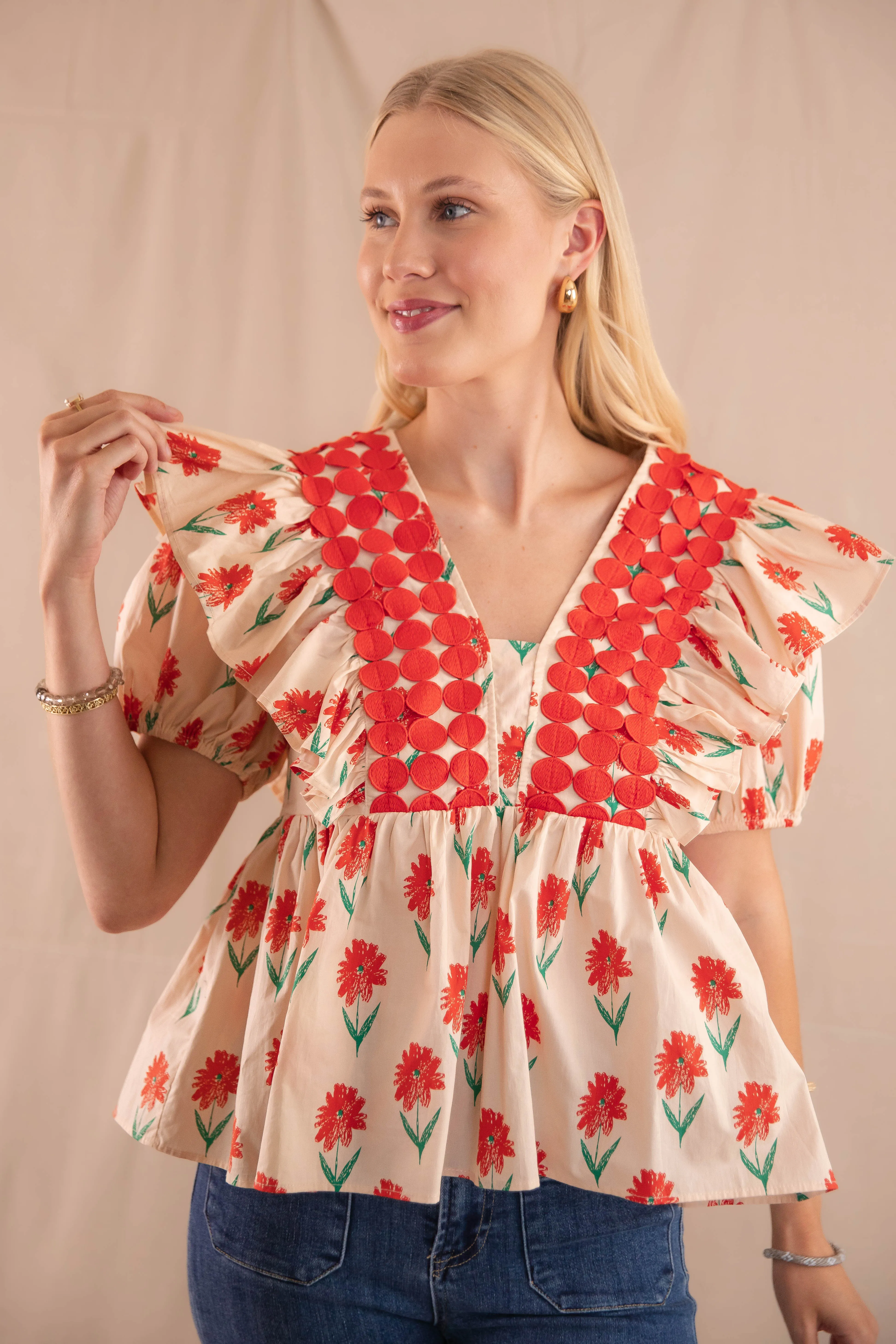 Field Of Daydreams Blouse TemperatureRegulating Material