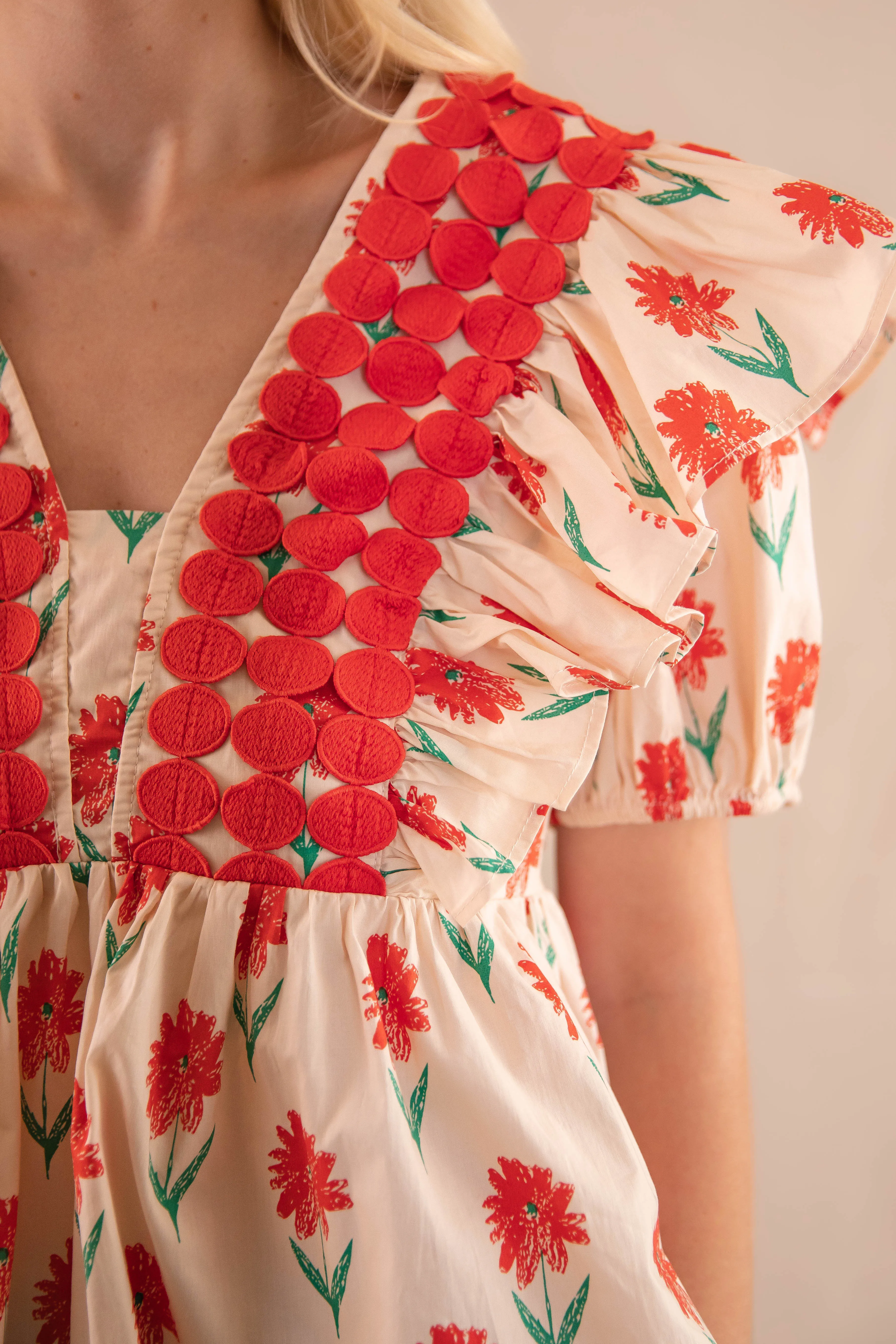 Field Of Daydreams Blouse Soft touch finish FrictionResistant Edges