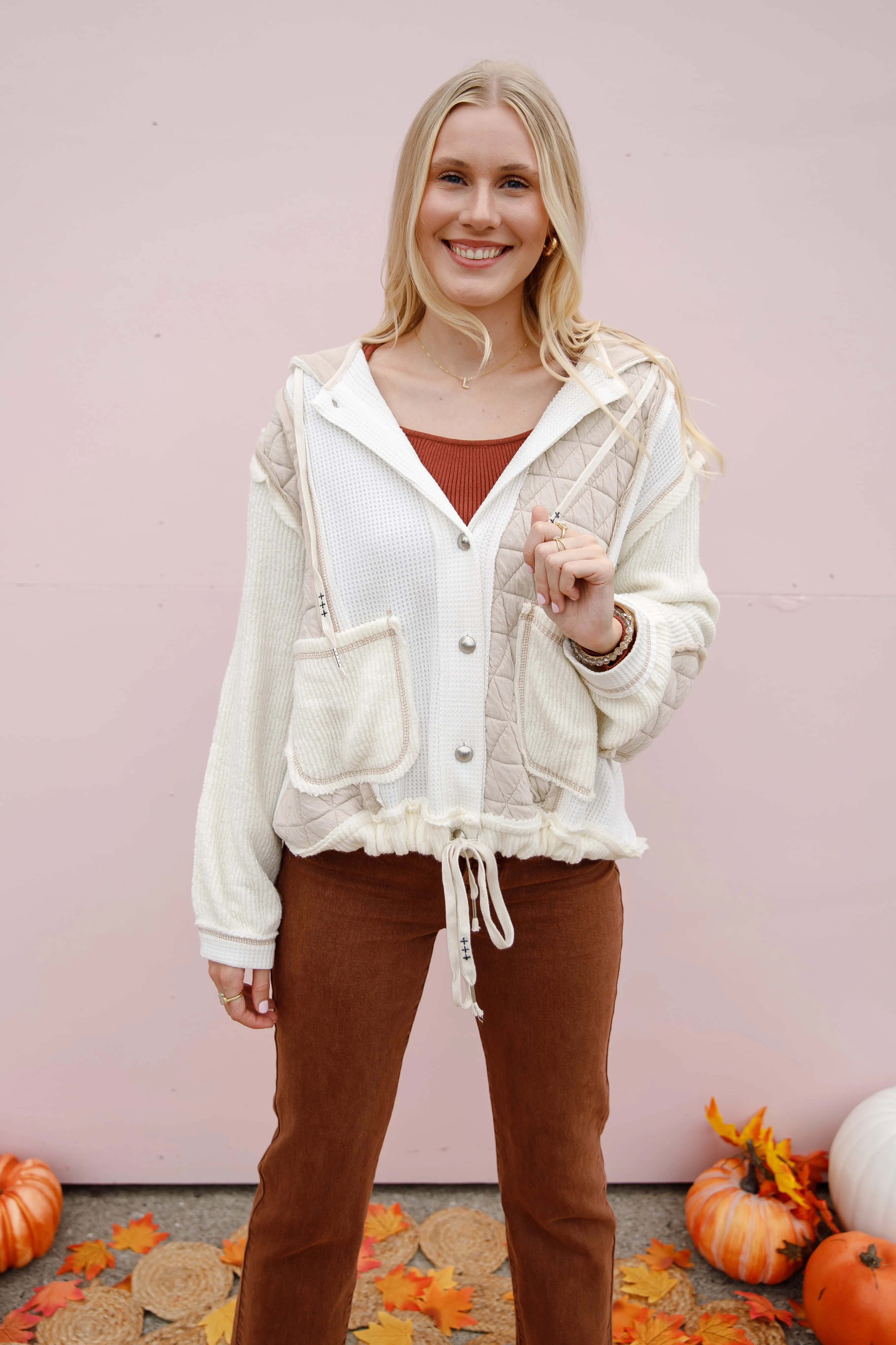 Casual dress RibbedCuff All A Thrill Hoodie