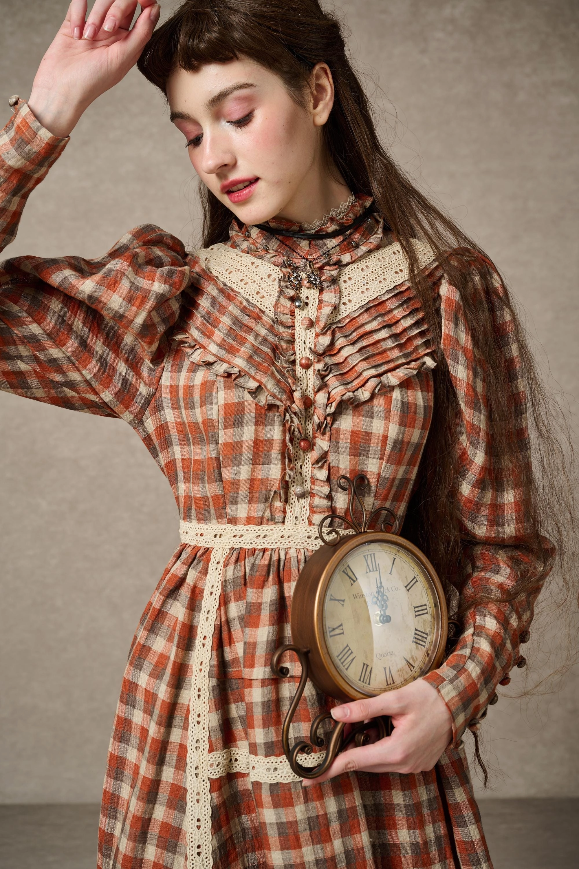 All Purpose Fit Durable Activewear MARY 18 | VINTAGE LINEN DRESS GOWN