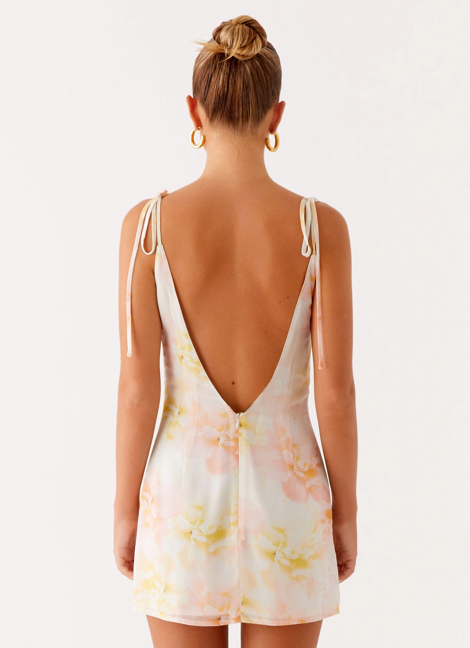 Classic knee-length dress Alden Mini Dress - Floral Print