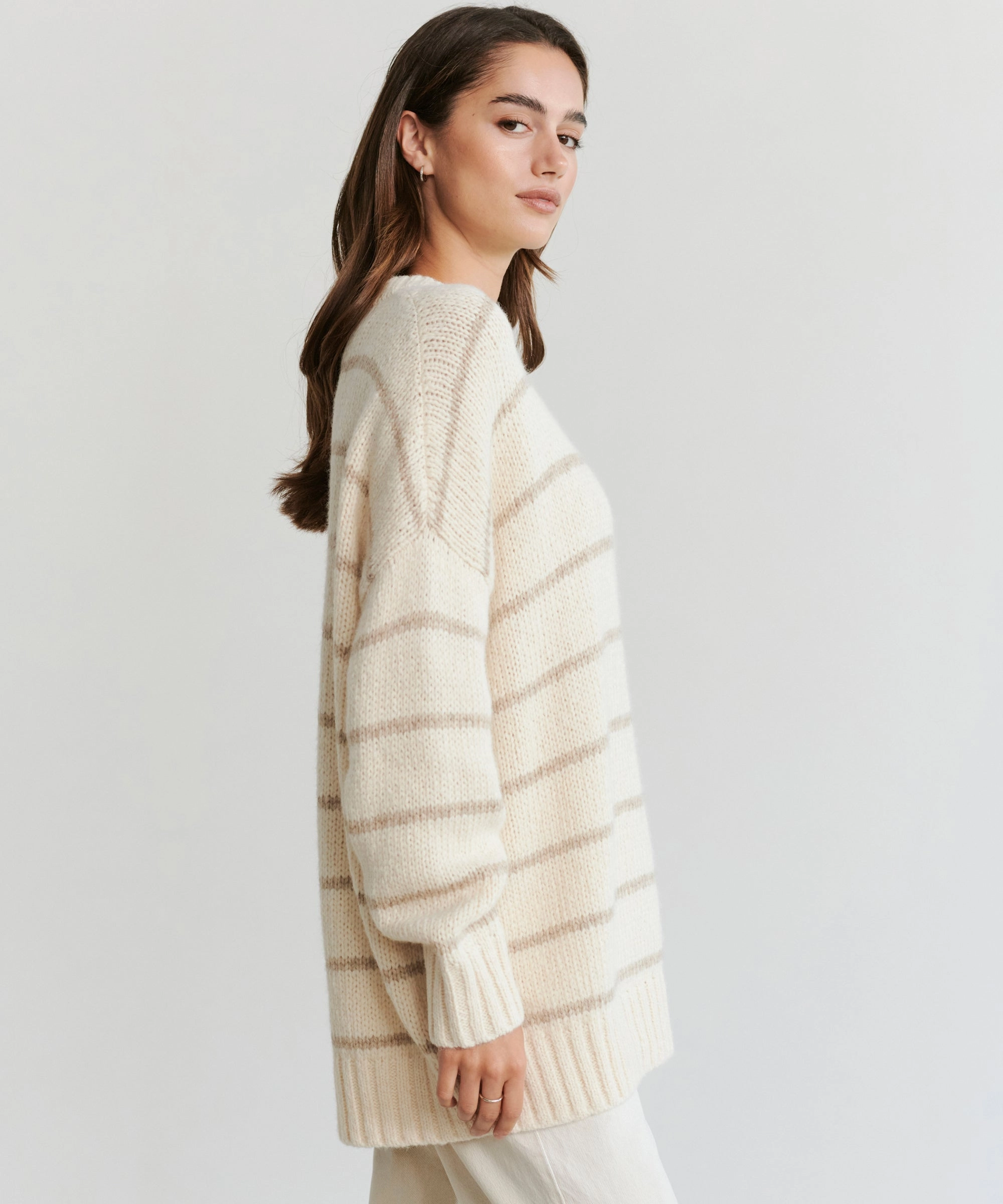 Alpaca Cocoon Crewneck Anti Pilling Technology