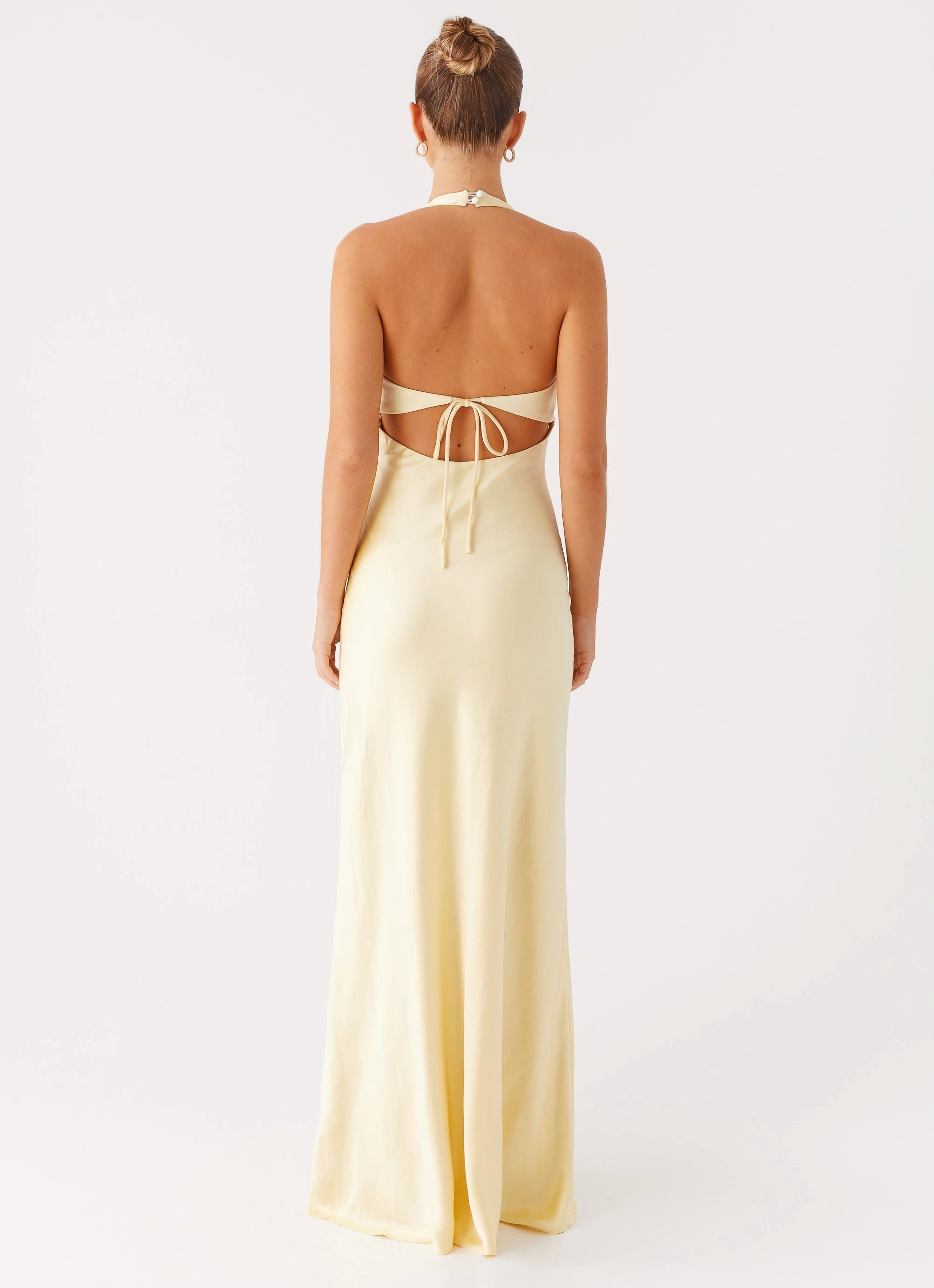Modern Motion Ambre Mesh Panel Maxi Dress - Yellow