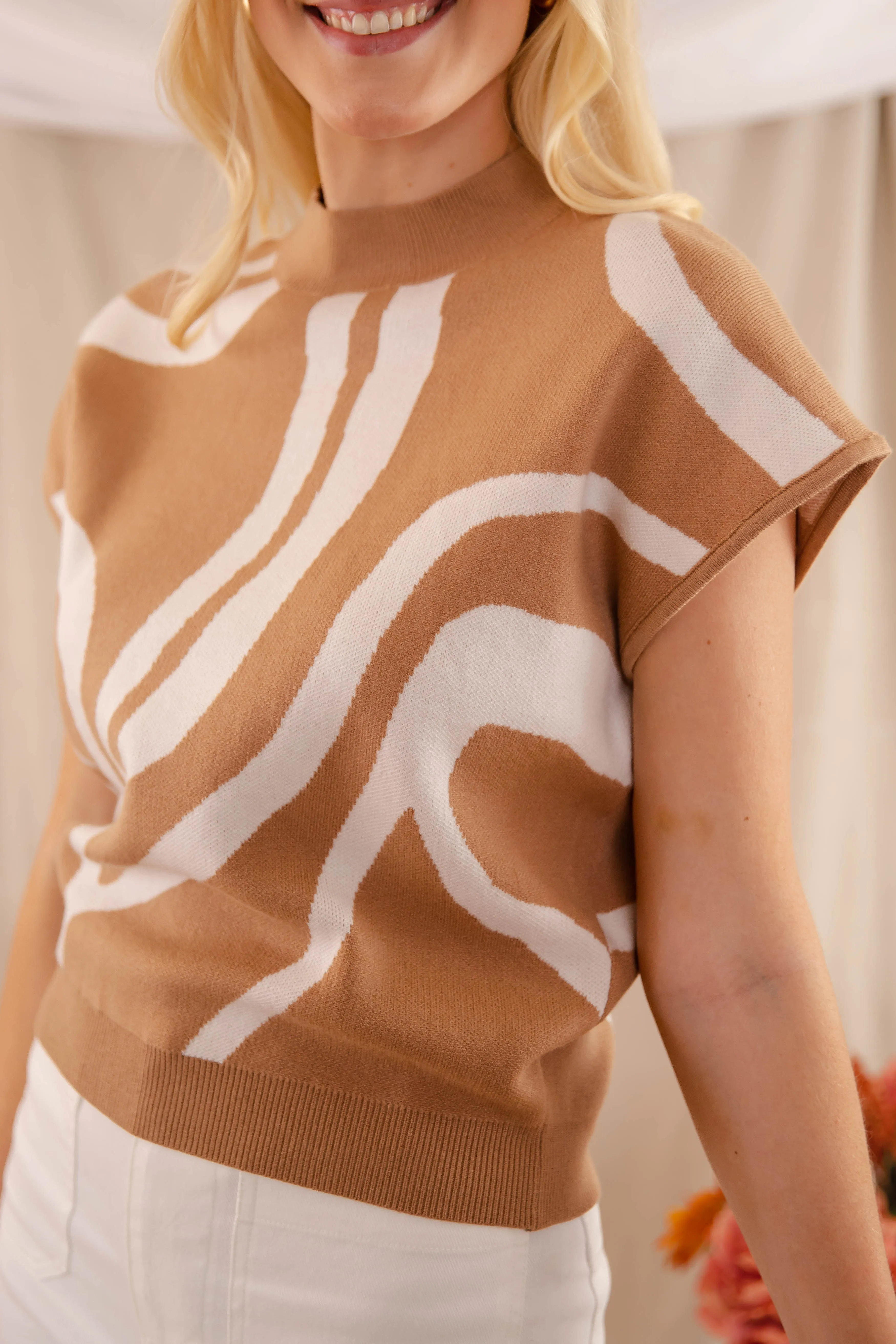 An Abstract Thought Sweater-Coco LowMaintenanceMaterial