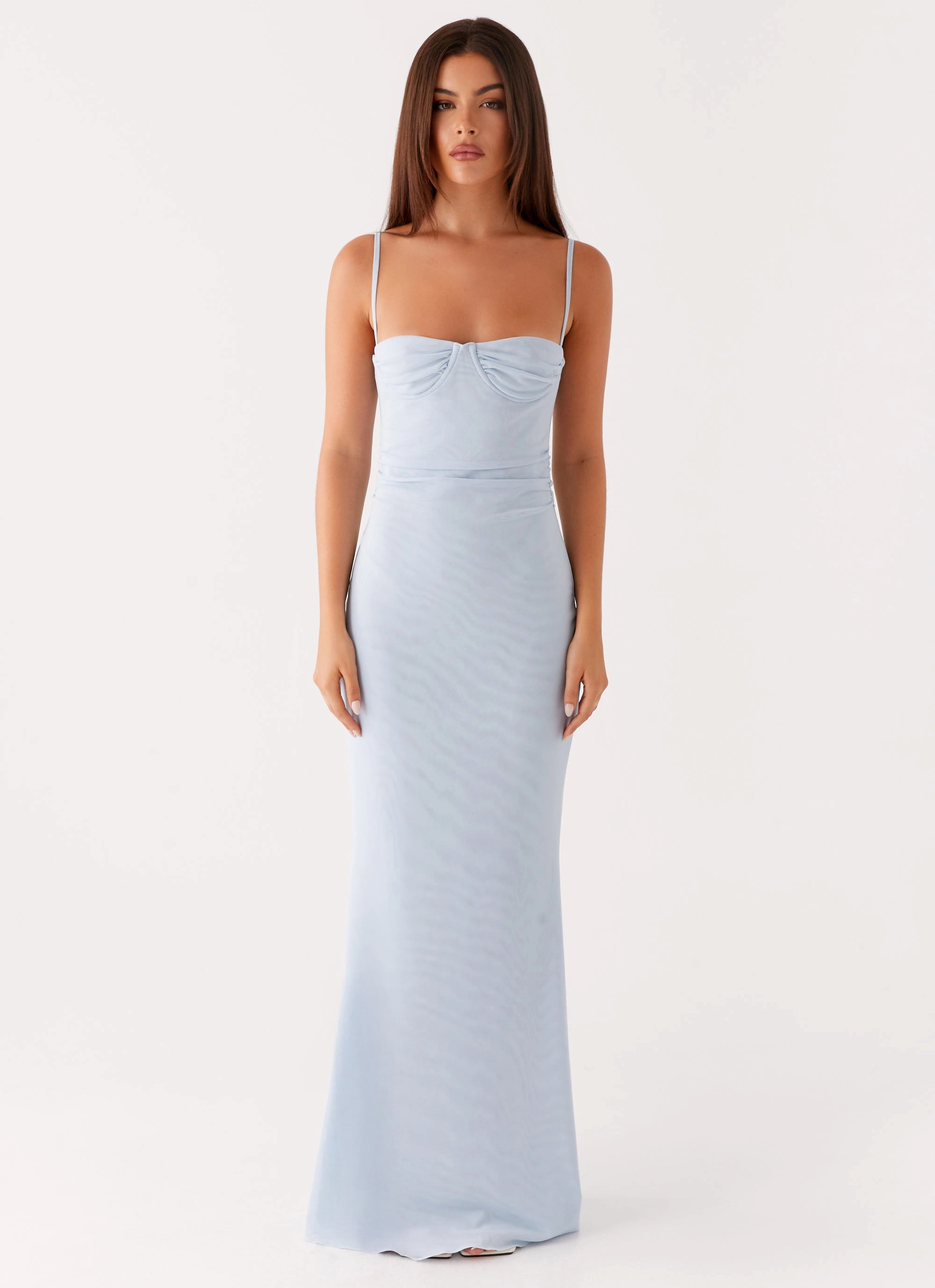 Anna Sophia Maxi Dress - Blue Versatile-Style