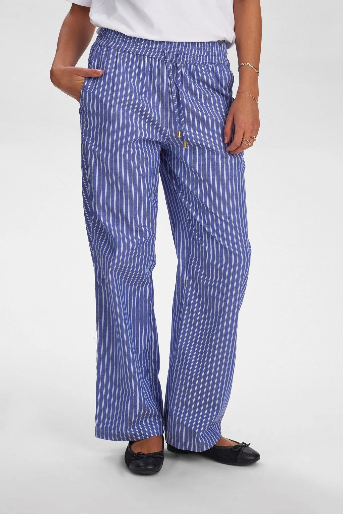 NUZALLY PANTS - Blueprint StainResistantCoating Durable Hemming