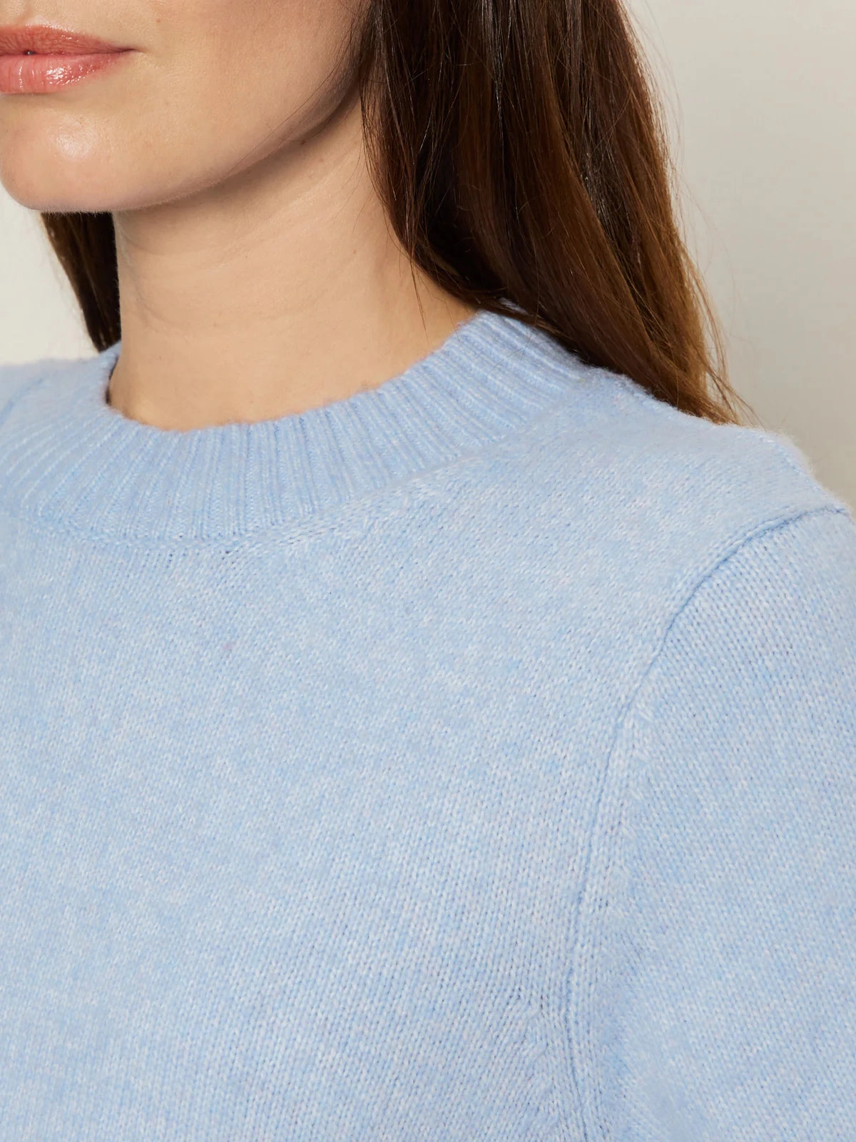 Sanctuary Perfect Sweater Tee Blue Powder SubtleTexture QuickDry