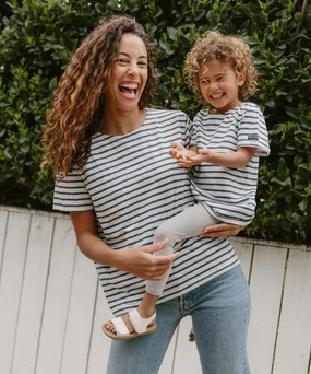 Kids' Rue Striped Tee AntiStaticLining