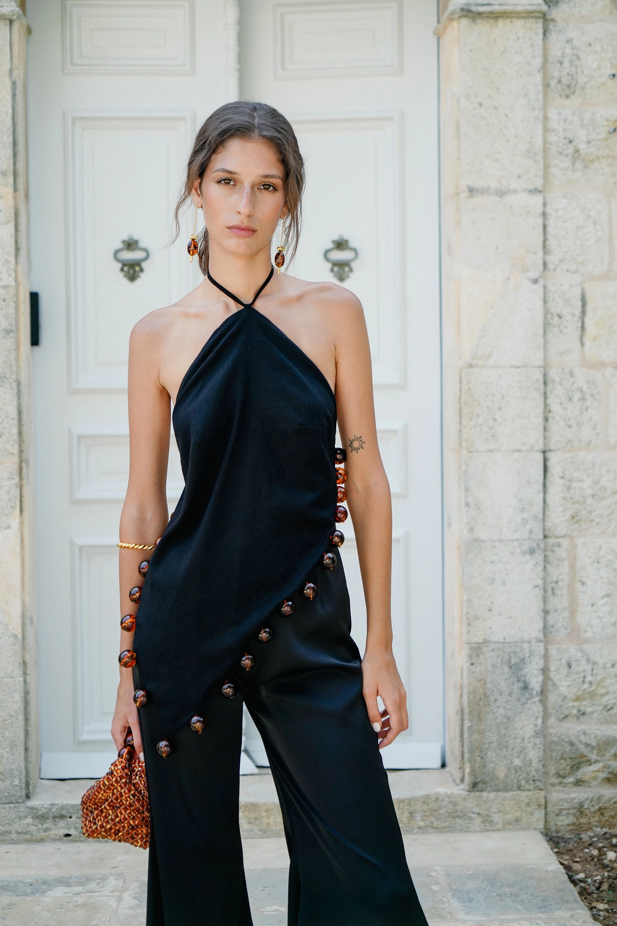 ConvertibleCollar Abrasion Resistant Fabric Lula Haltertop