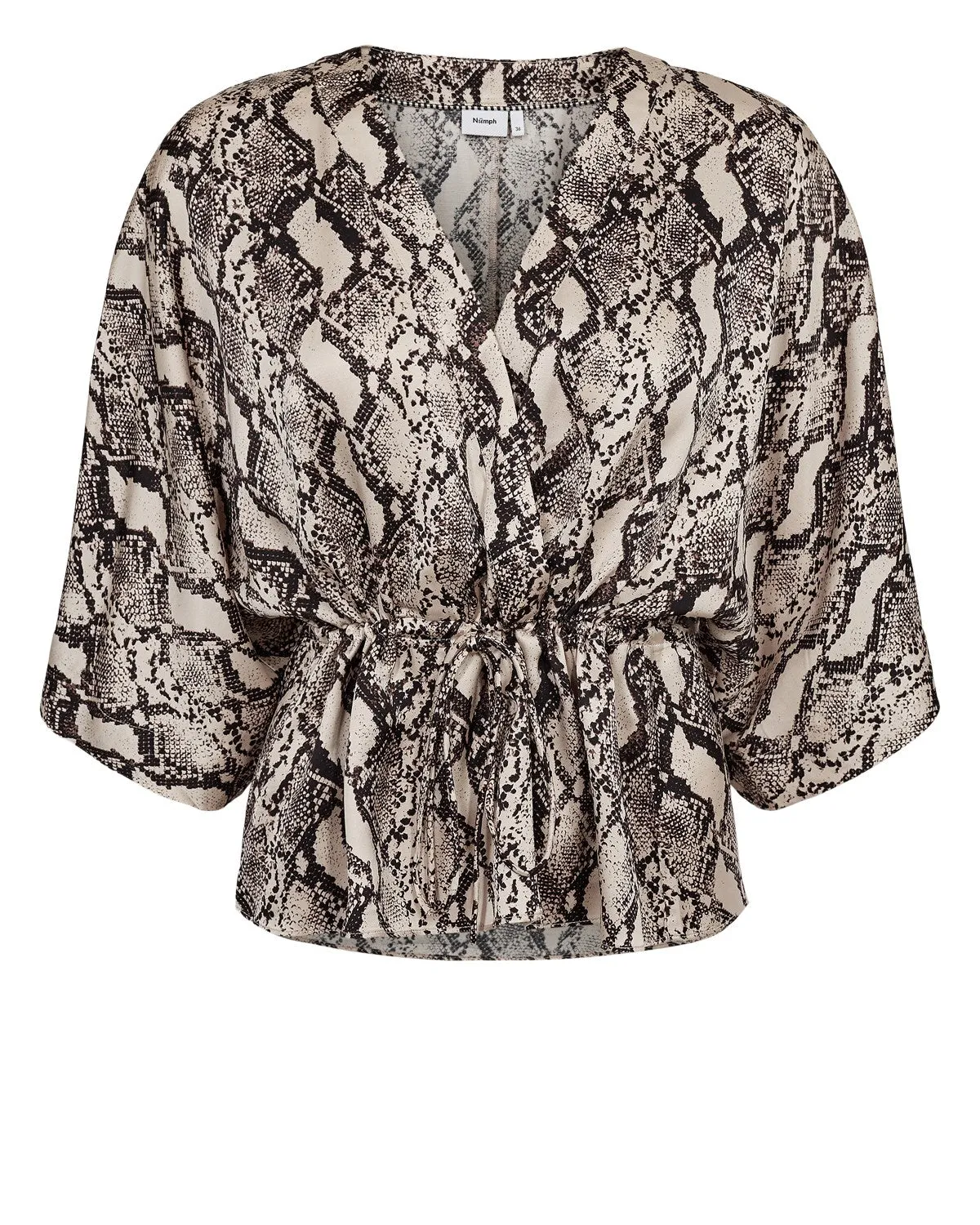 UVProtectionCoating Wrinkle Free Texture NUVICTORIA BLOUSE - Gray Morn