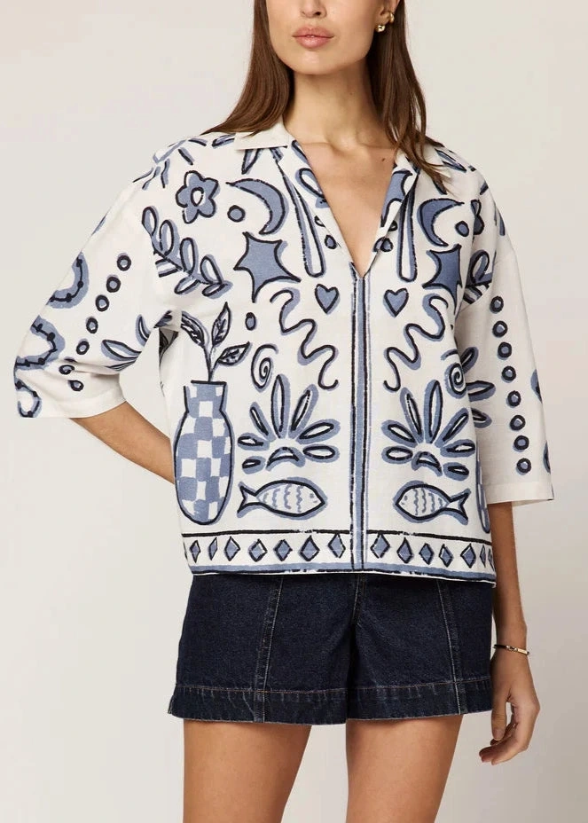 Cleobella Meredith Blouse UVProtection Coating