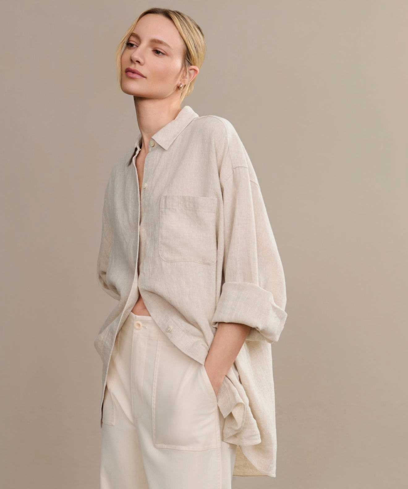 Hypoallergenic Fiber Linen Colby Shirt