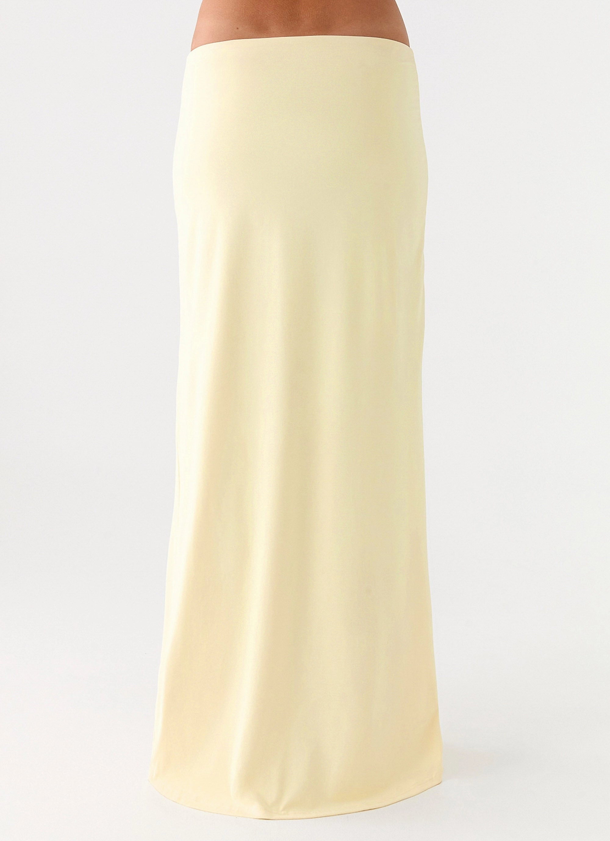 Easy Comfort Thermoregulating Fabric Ashi Maxi Skirt - Yellow