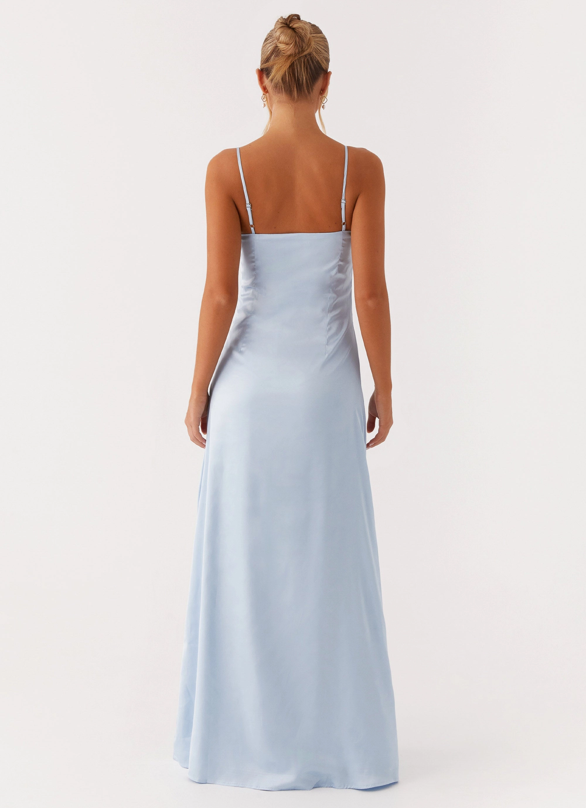 Aster Bloom Maxi Dress - Blue Street Edge Easy Look