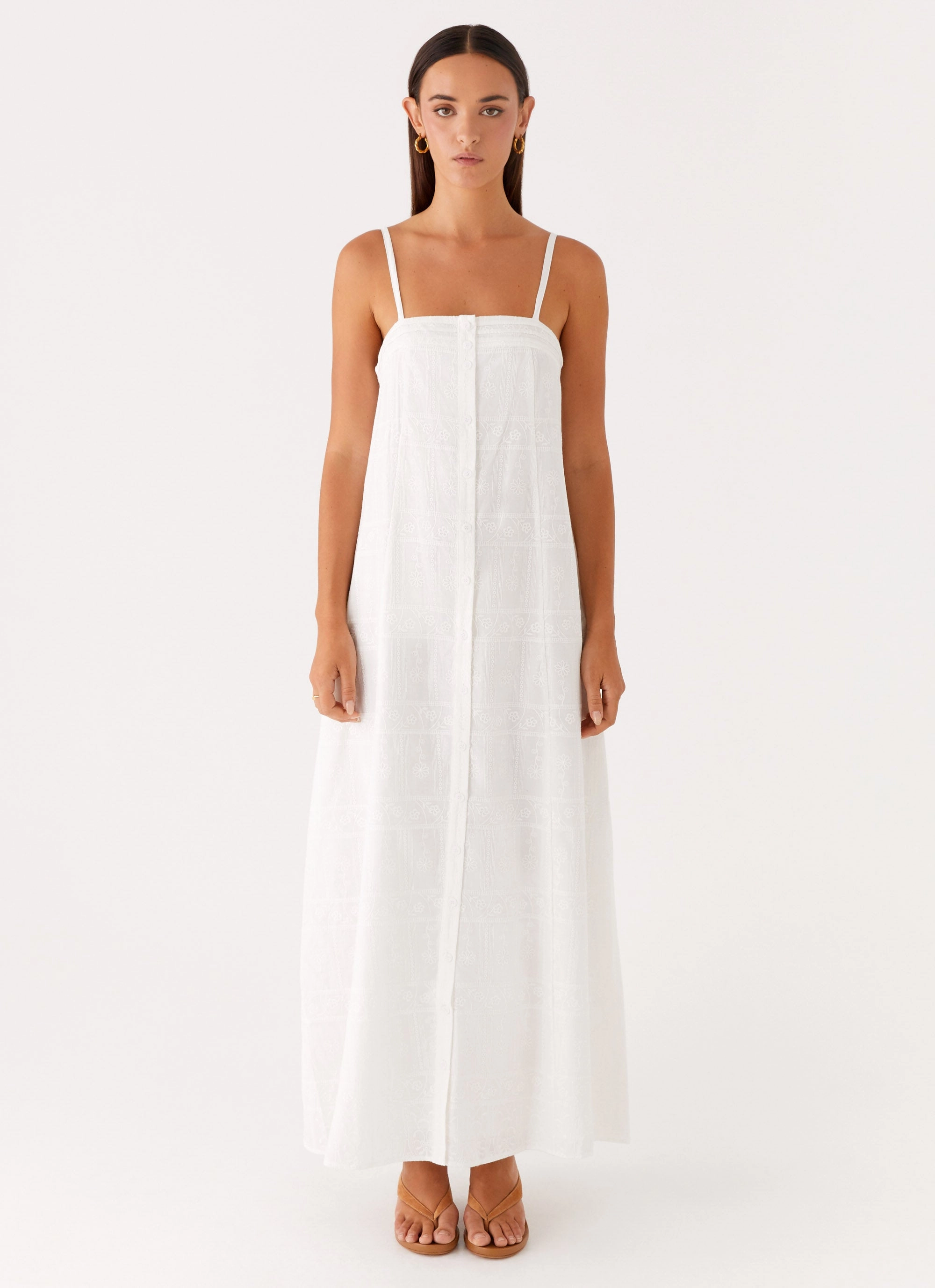Cole Maxi Dress - White Fashion Fit