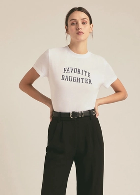 Compact Stitching Favorite Daughter Collegiate Tee