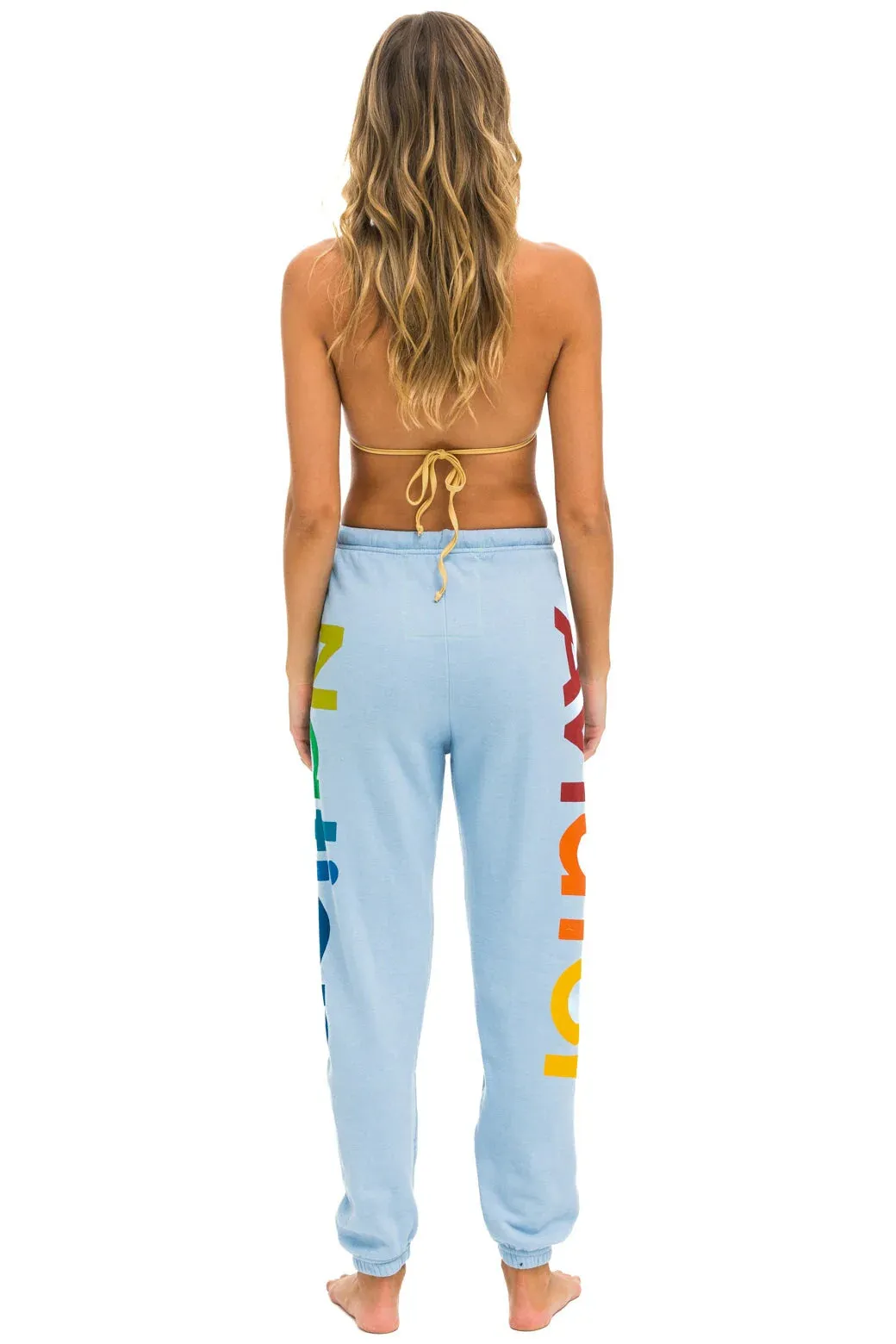 Wide-leg cut Aviator Nation 2 Sweatpants - Ice