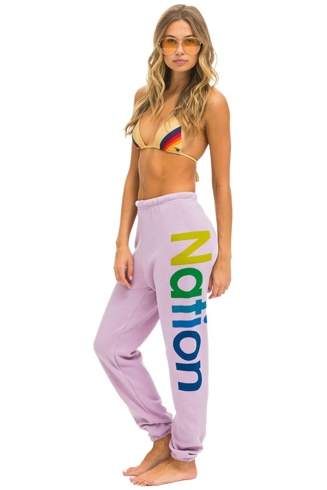 Core Movement Aviator Nation 2 Sweatpants - Mauve