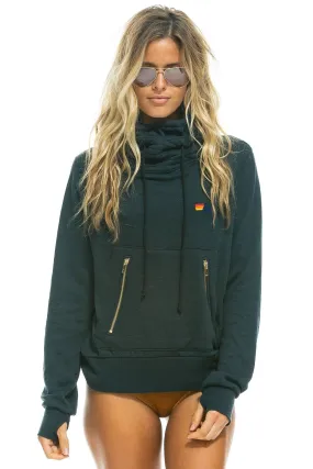 Aviator Nation Ninja Hoodie-Charcoal Cozy Knit Eco Friendly Blend