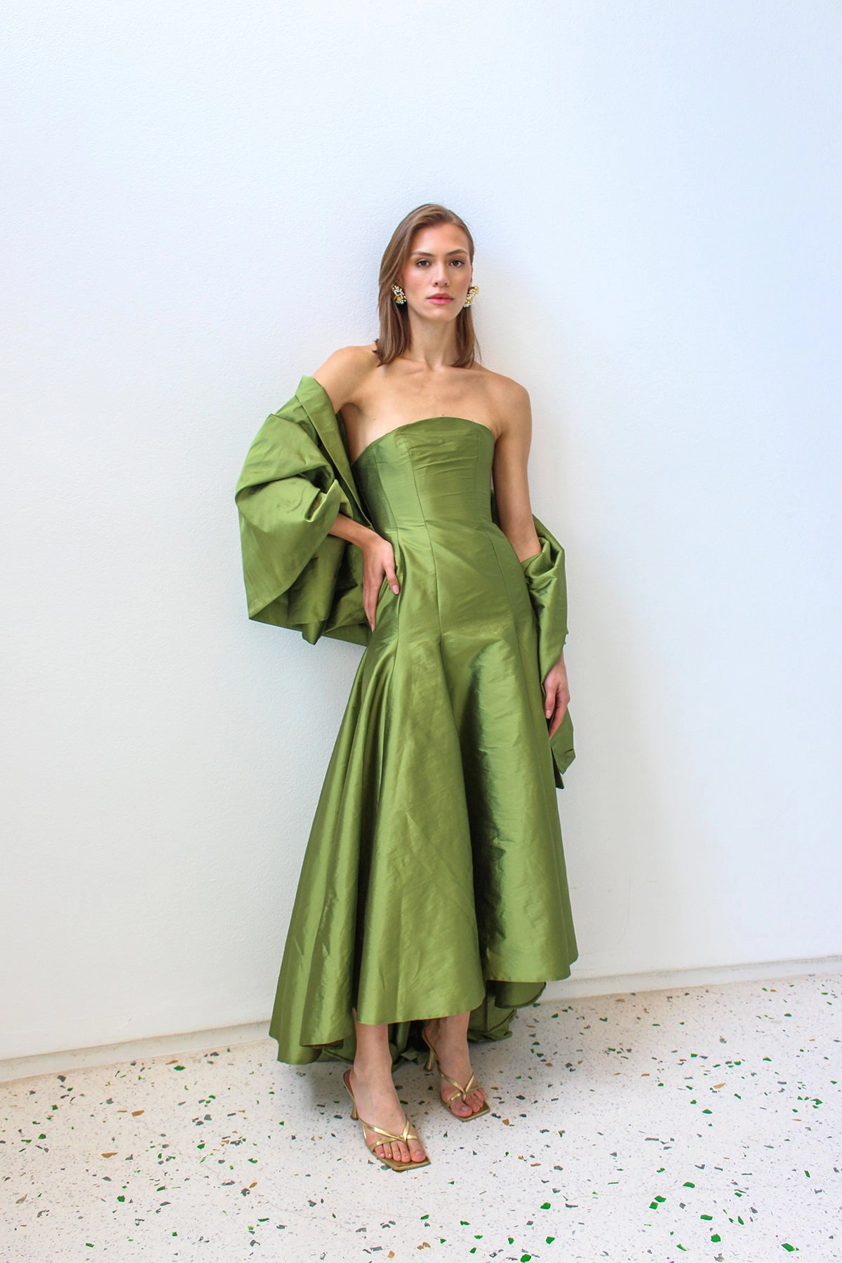 Subtle Drape Barbara Dress