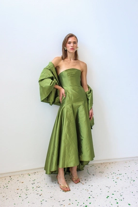 Subtle Drape Barbara Dress